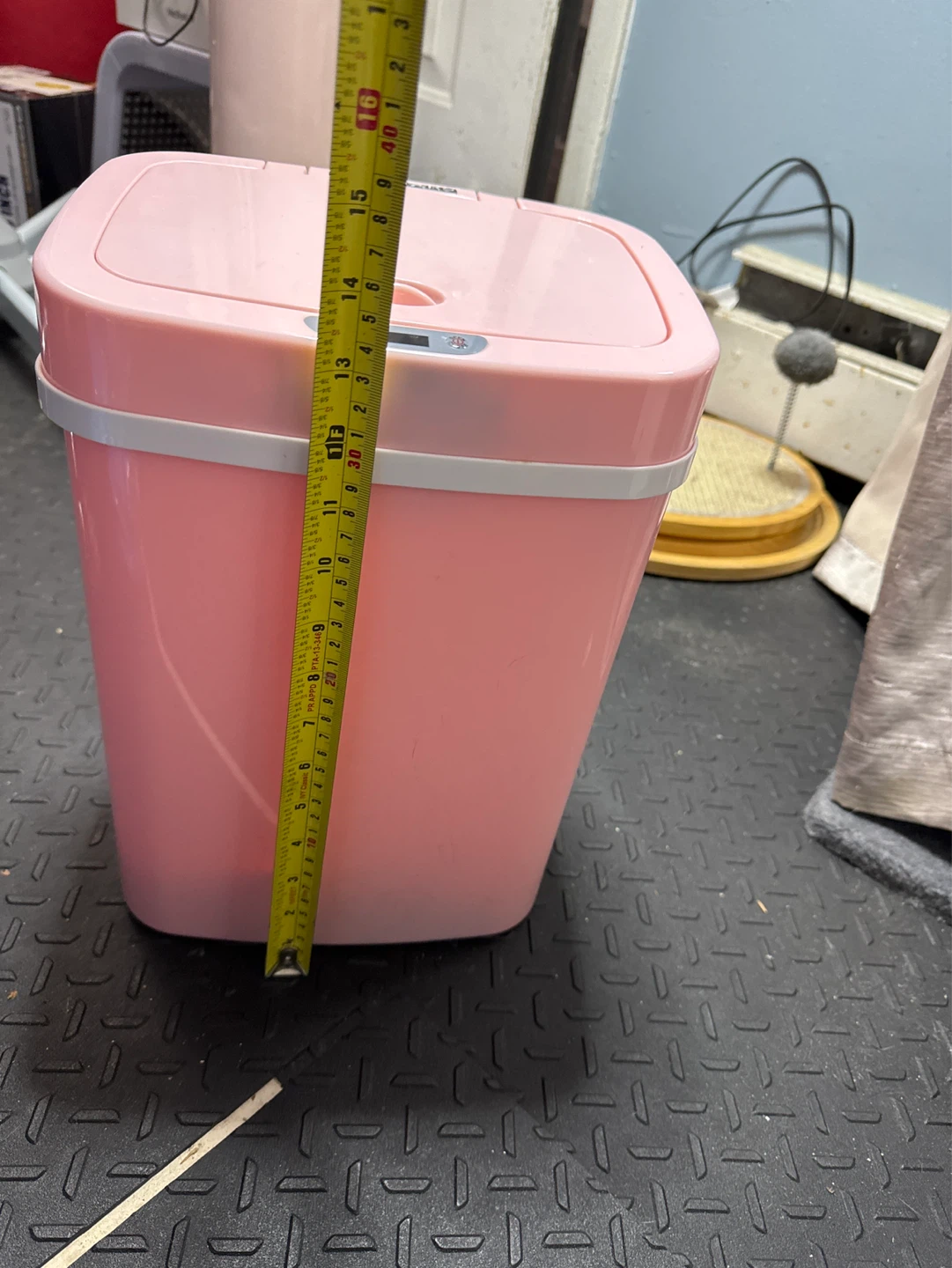 Ninestars Pink Automatic Sensor Trash Can - photo 3