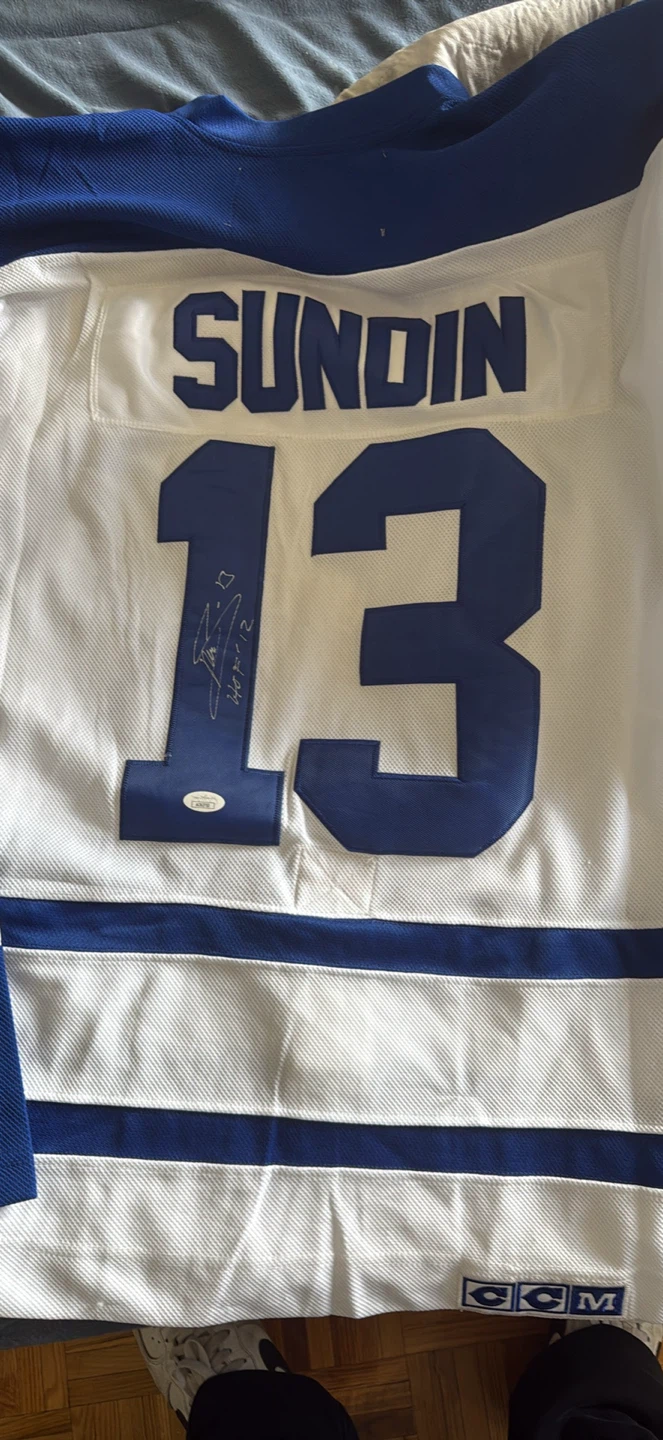 Mats Sundin signed jersey - photo 2