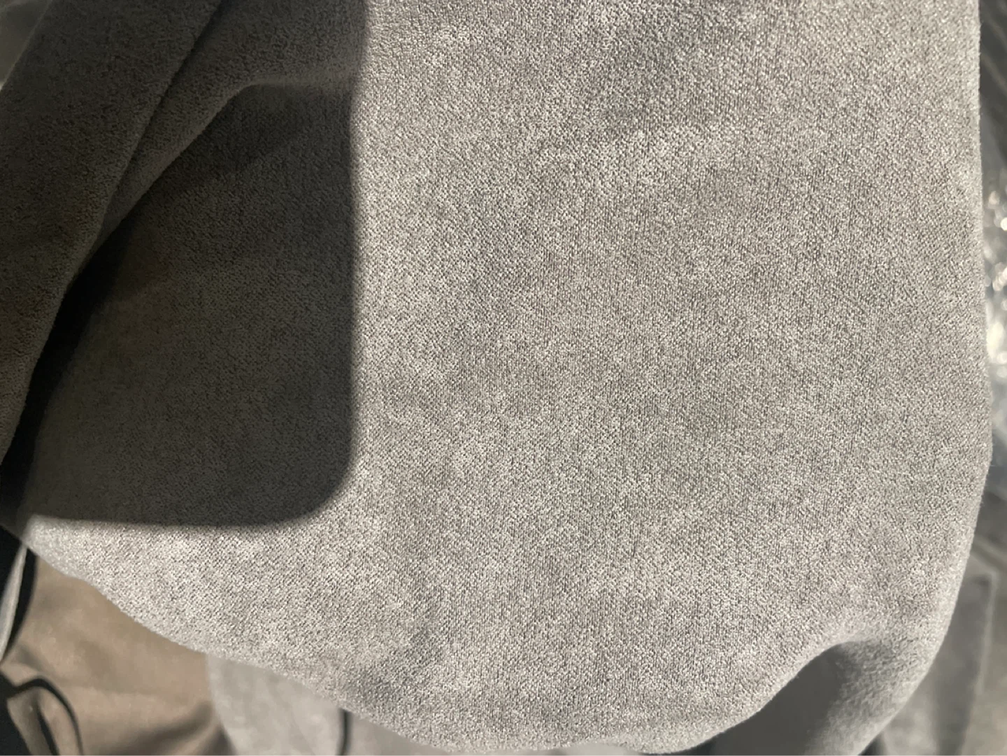 Grey Velvet Grommet Curtains (2 Panels) - photo 3