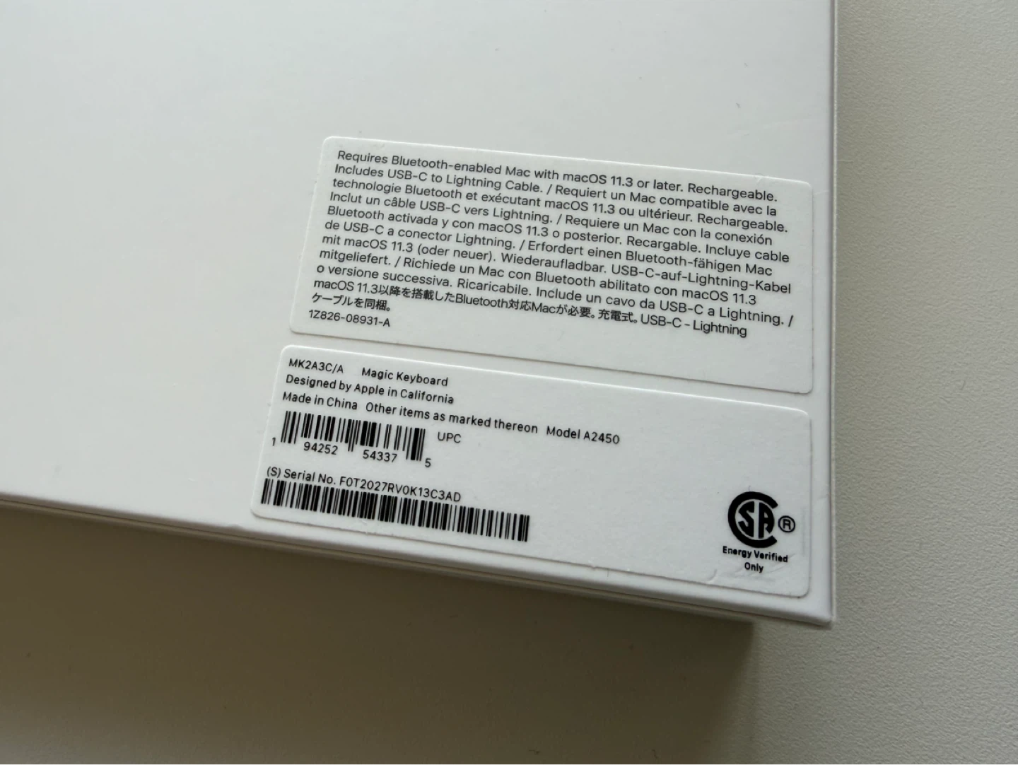 Apple Magic Keyboard – French (Canada) – Brand New - photo 3