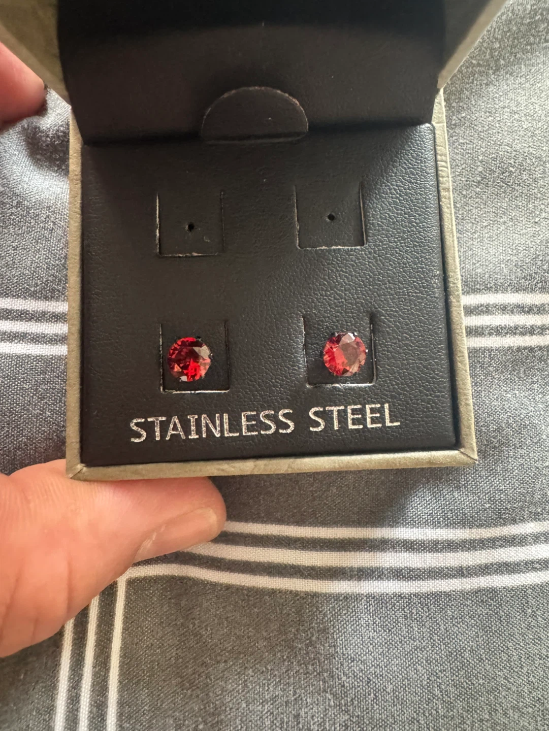 Stainless steel men’s earrings