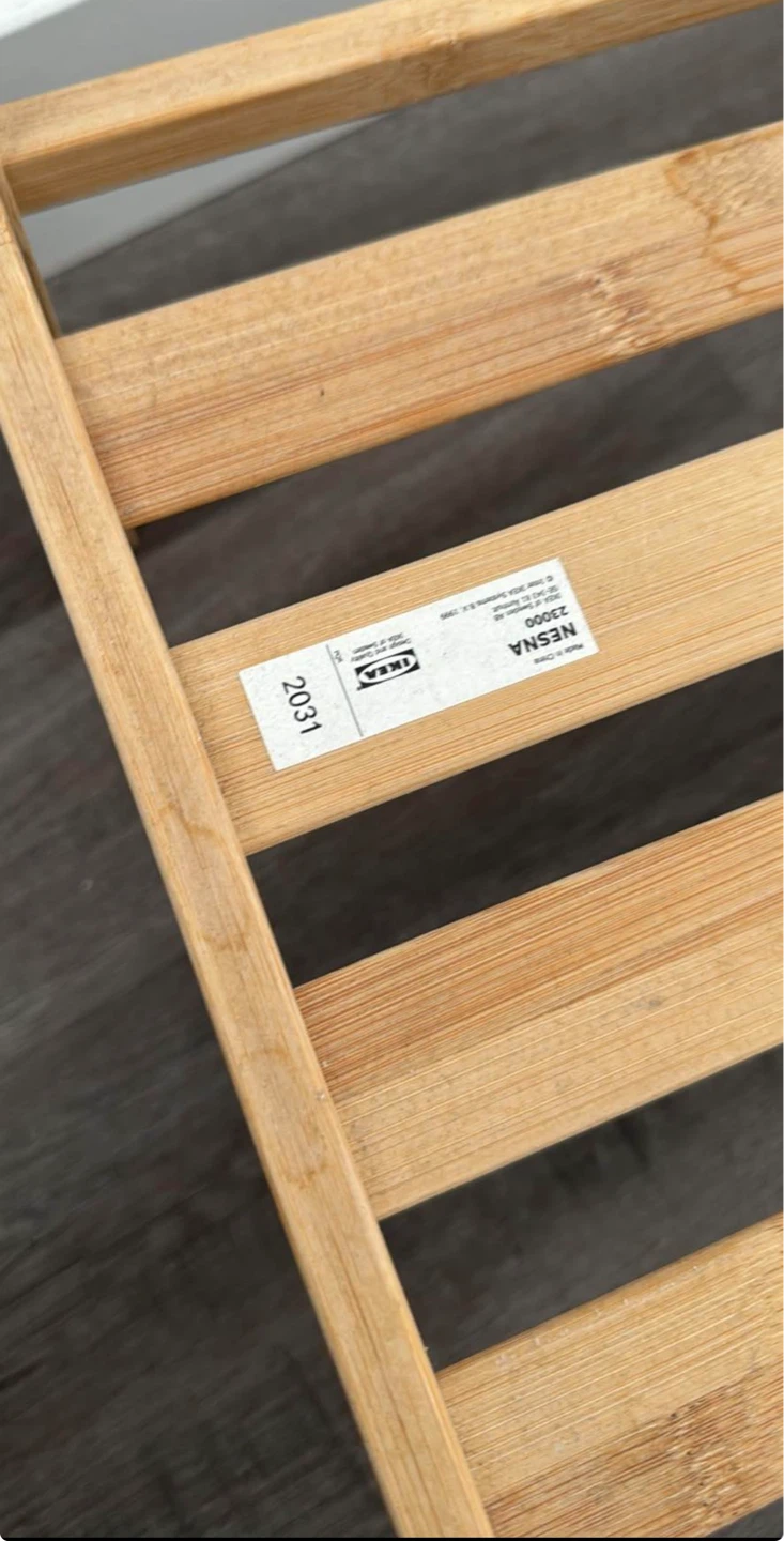 IKEA NESNA Side Table with Glass Top - photo 2