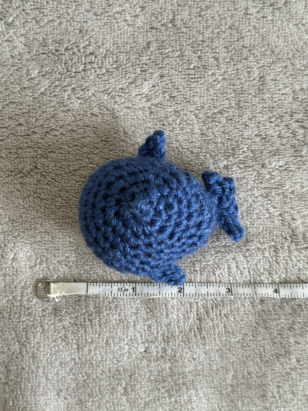 Handmade crochet -whale key chain - photo 4