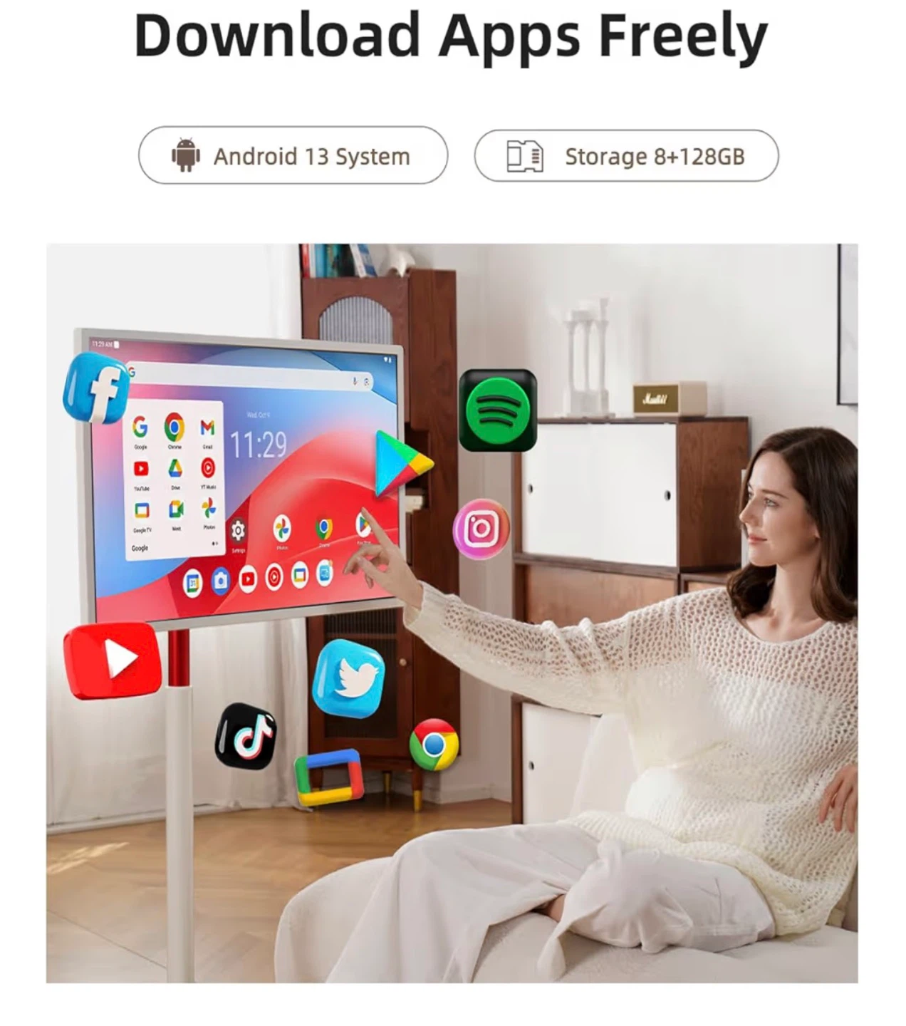 KTC MEGapad 32" 4K UHD Smart Portable Touch Monitor - photo 2