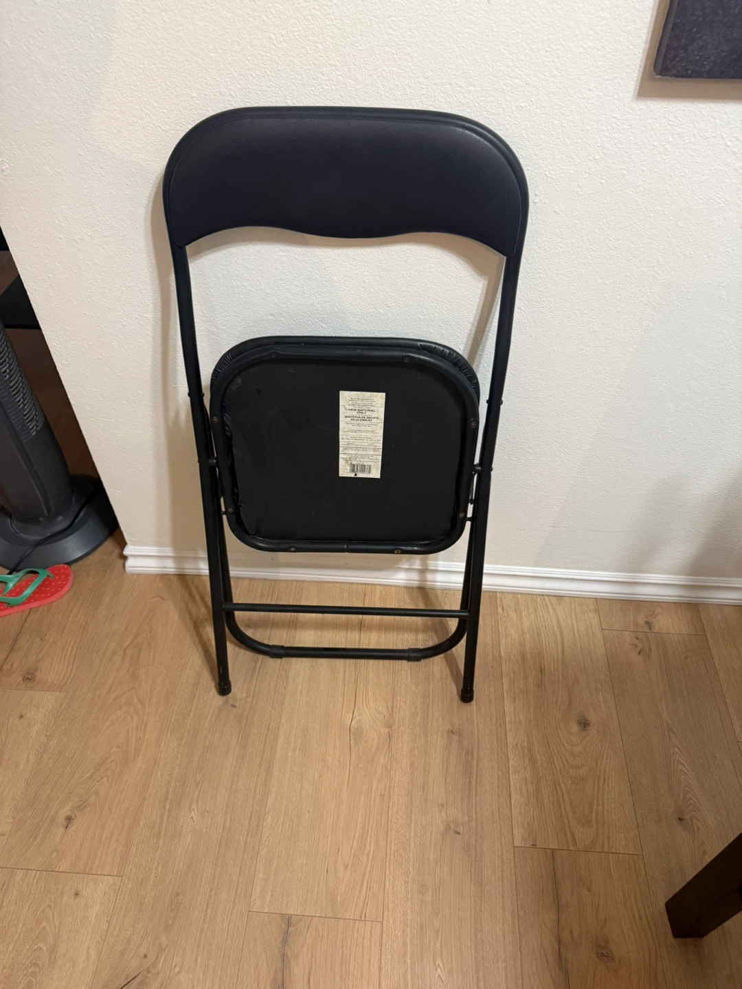Black Folding Chair - photo 2