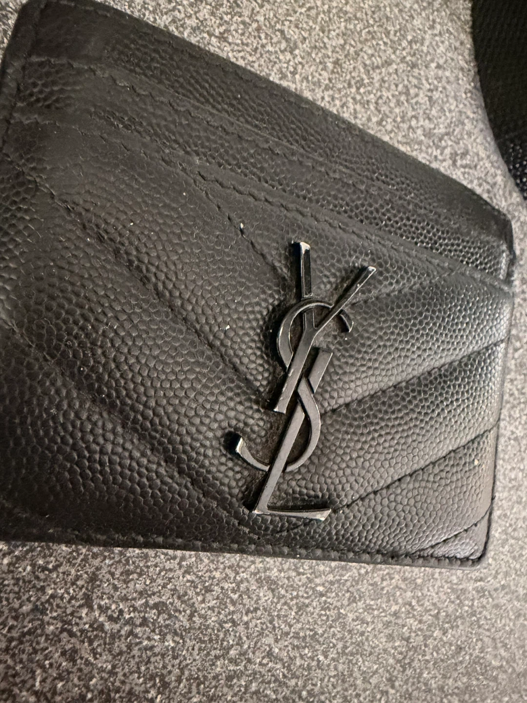 Black Saint Laurent Card Holder