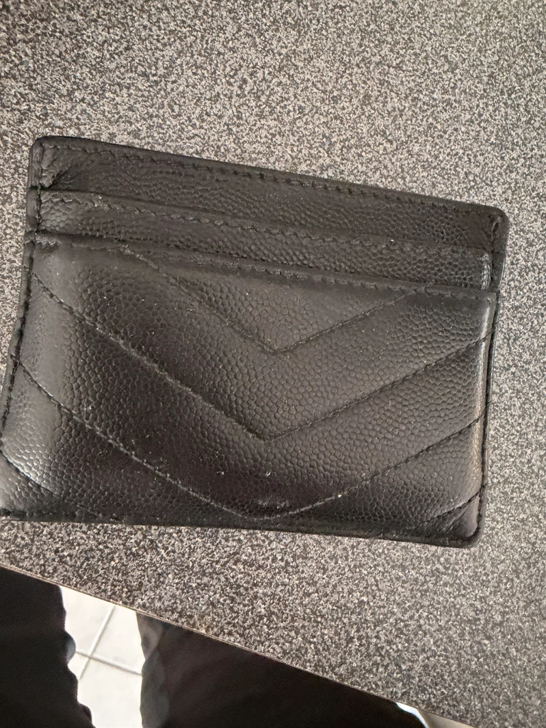 Black Saint Laurent Card Holder - photo 4