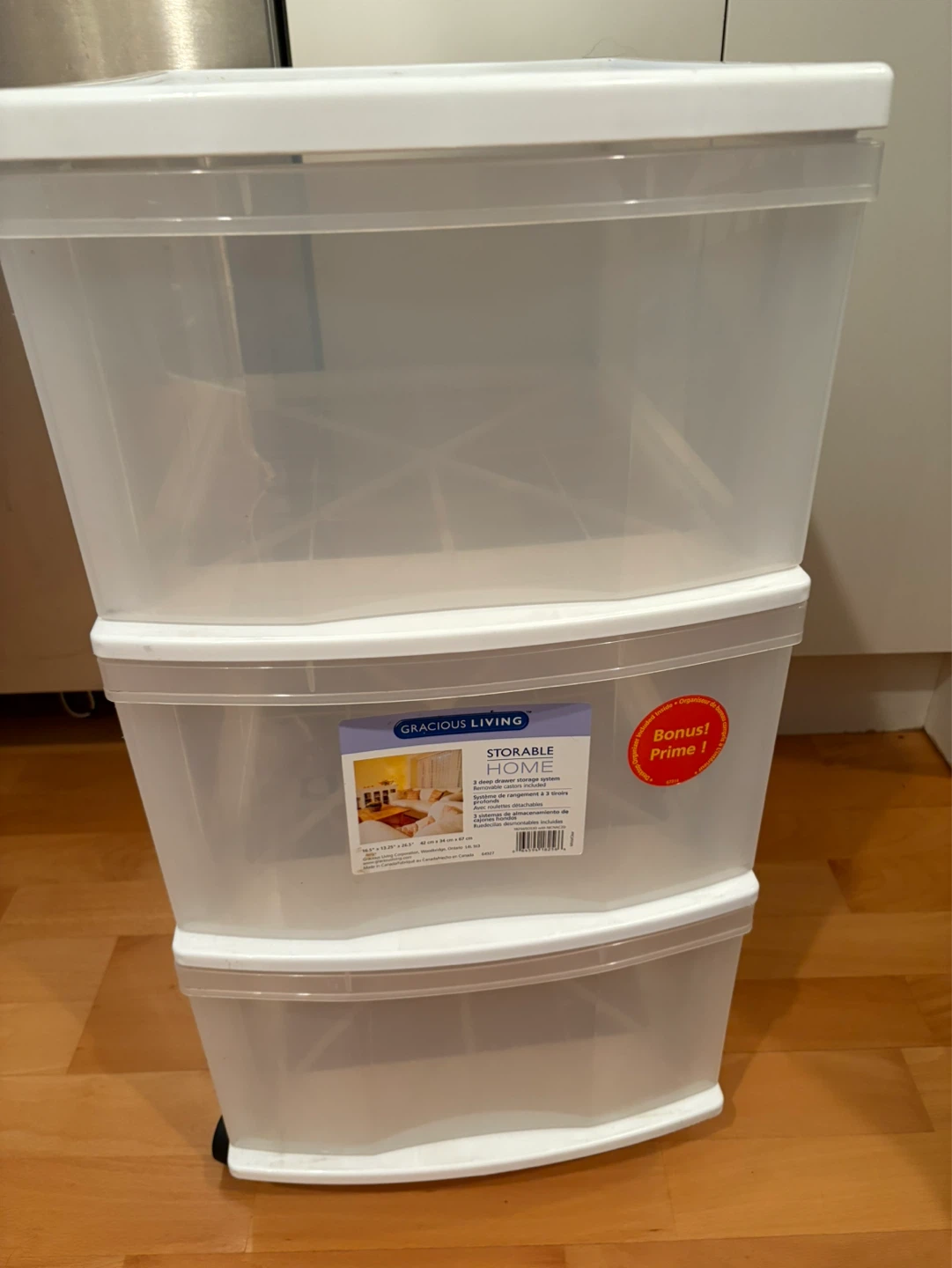 3 Drawer Storage with Wheels