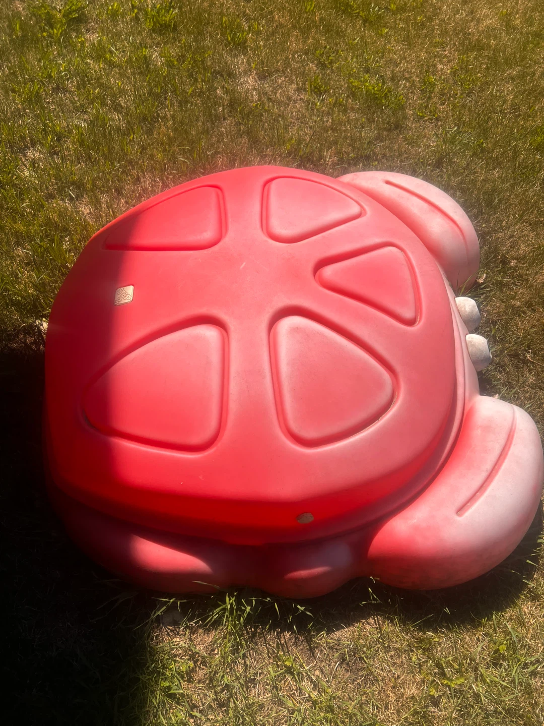 Red Turtle Sandbox with Lid - photo 2