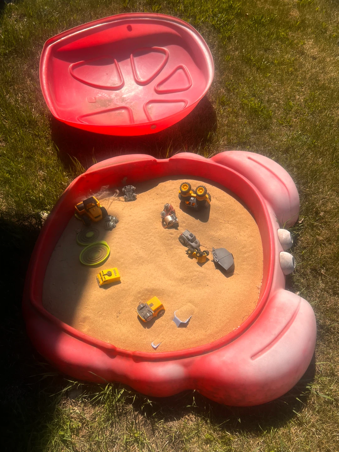 Red Turtle Sandbox with Lid - photo 5