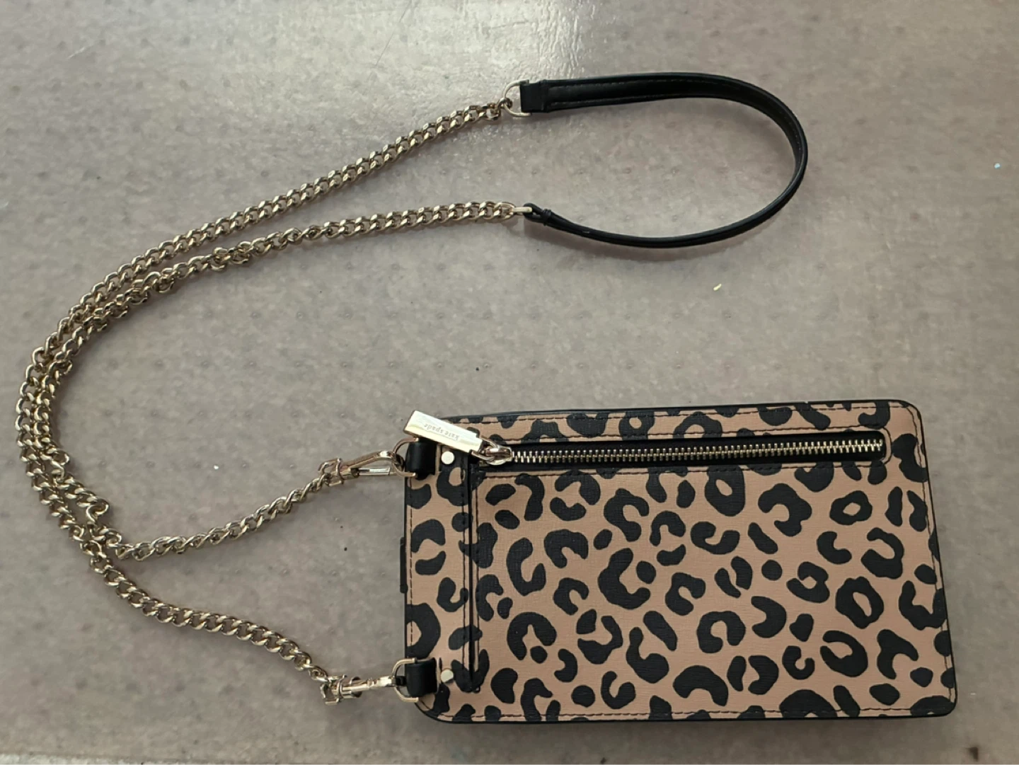 Kate Spade Remi Leopard Colorblock Wallet/Phone Case - photo 2