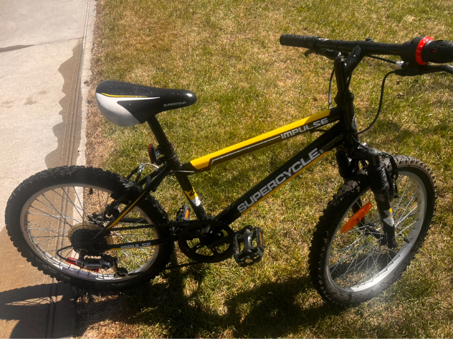 Supercycle Impulse Kids Bike - Black and Yellow - photo 2