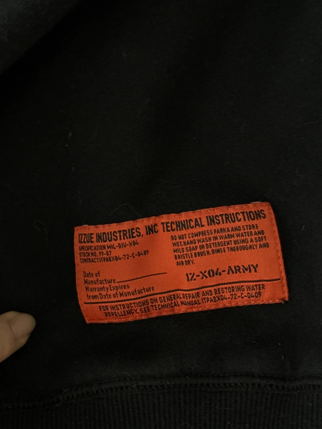 Unisex IZZUE Industries US Army Black Hoodie - photo 3