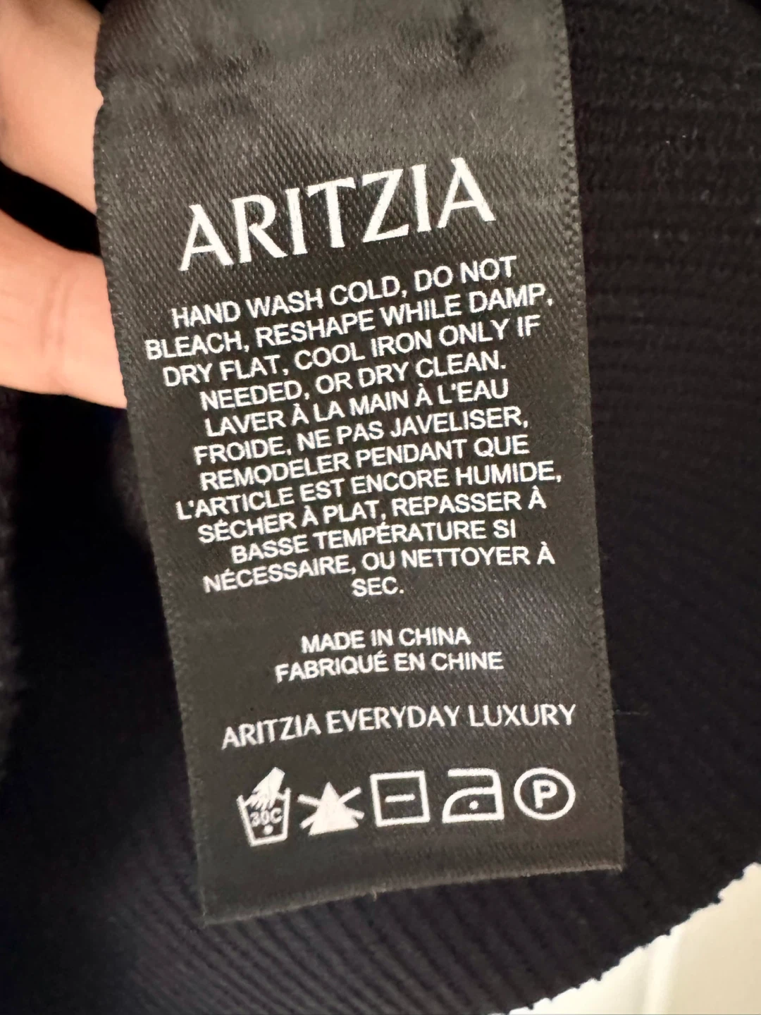 Aritzia Babaton Sculpt Knit Black Sleeveless Top Size S - photo 4