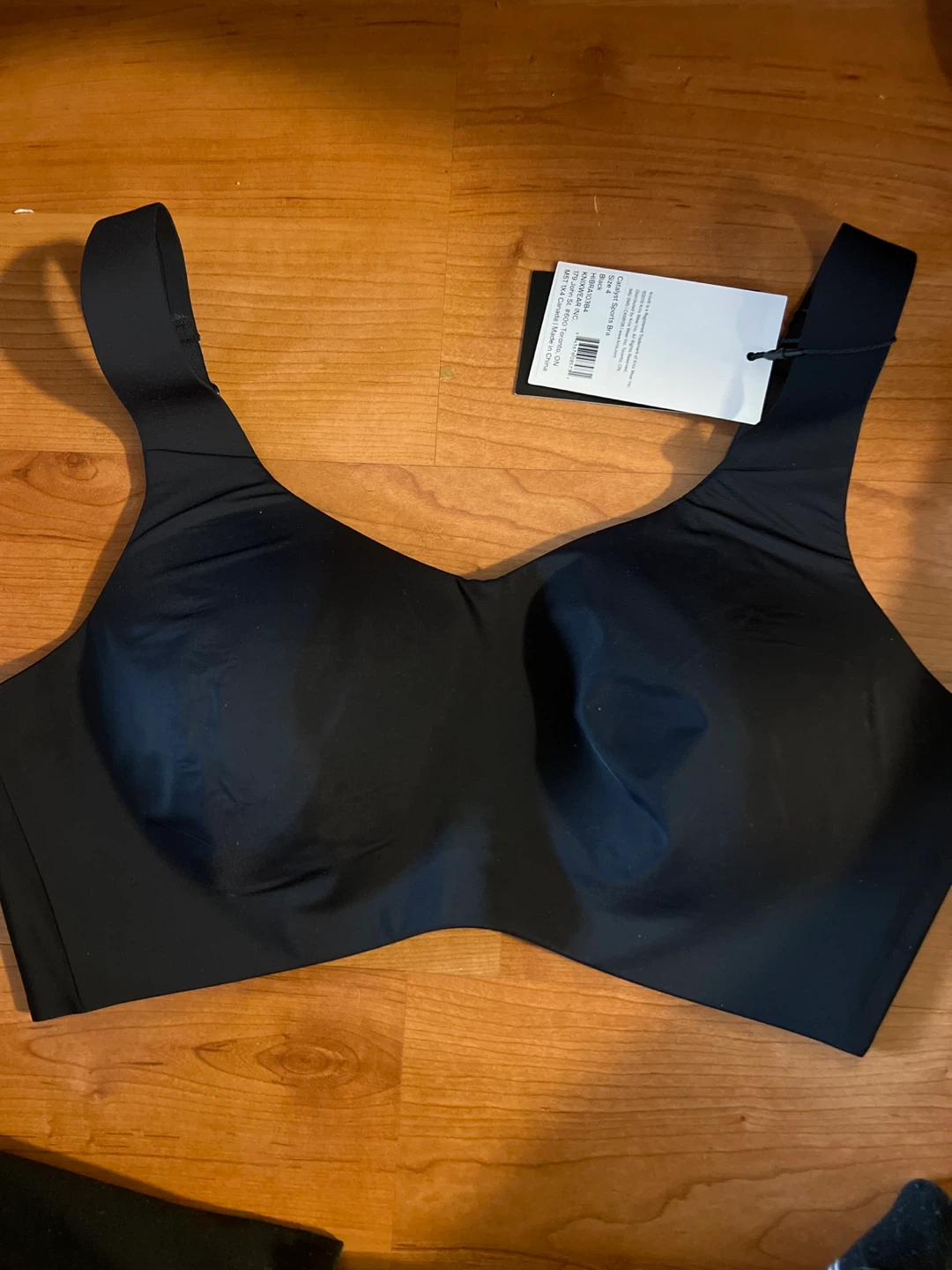 Knix Catalyst Sports Bra - Size 4 - Black