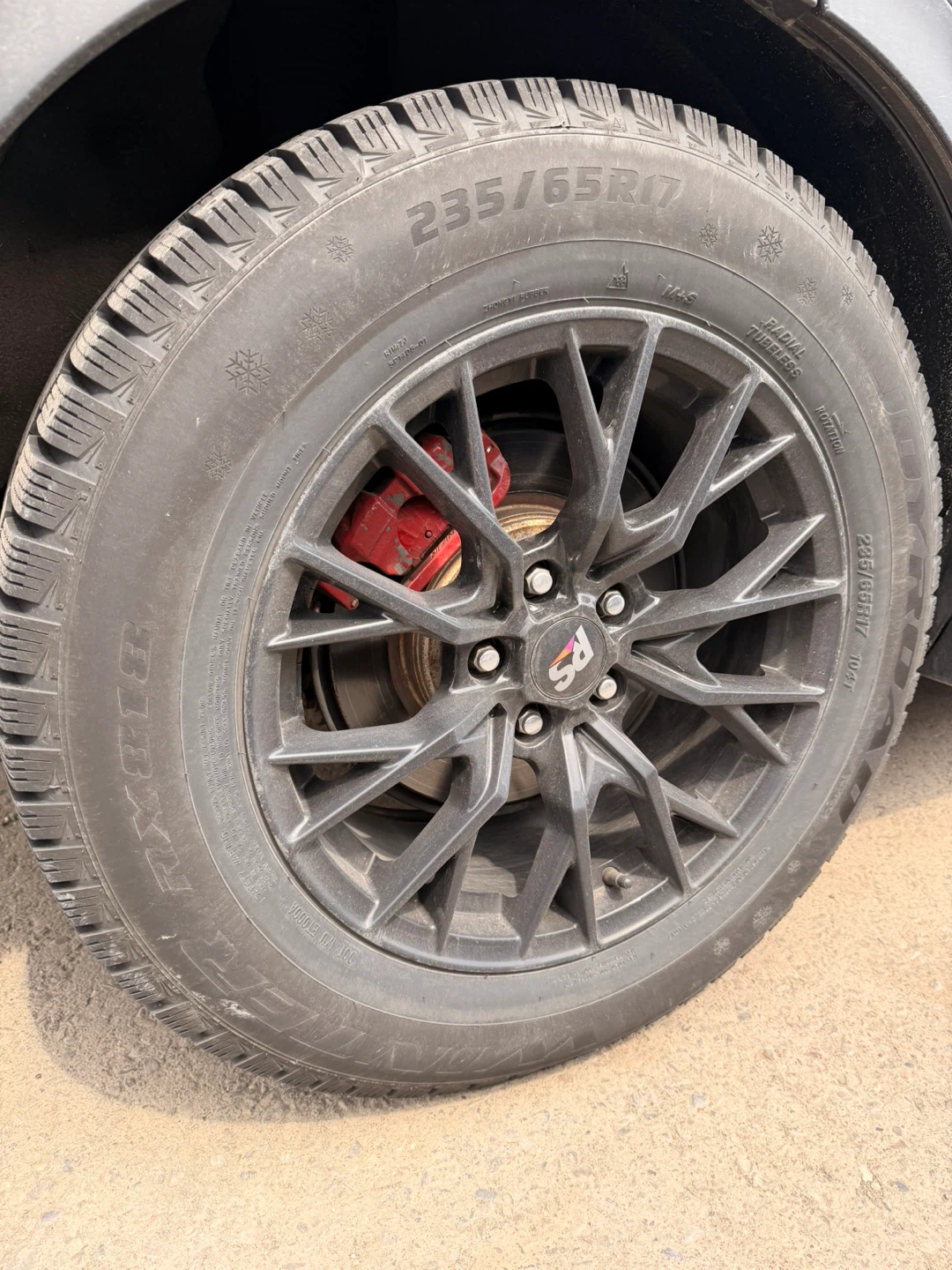 235/65R17 Winter Tires With Alloy - photo 5