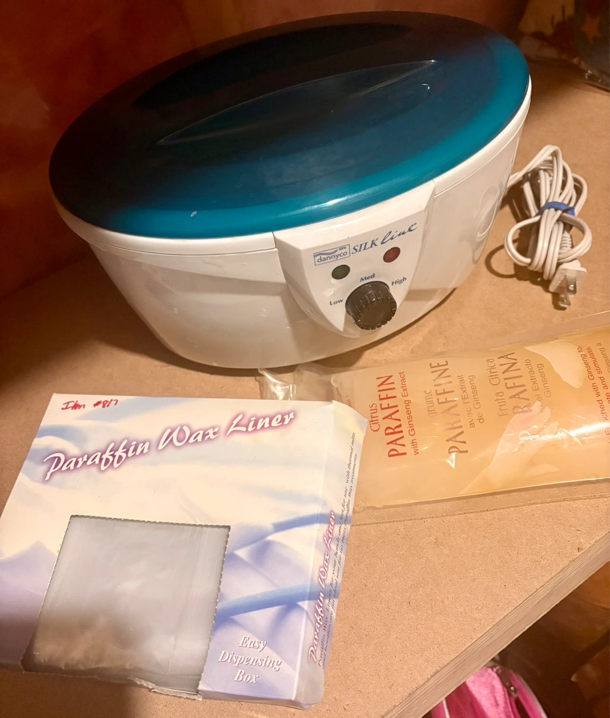 Dannyco Silk Line Paraffin Wax Bath with Citrus Paraffin