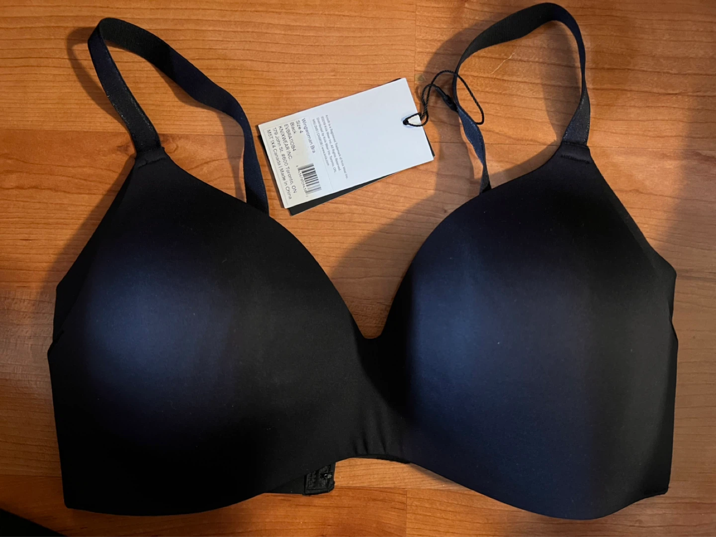 Knix Wingwoman Bra - Black - Size 4