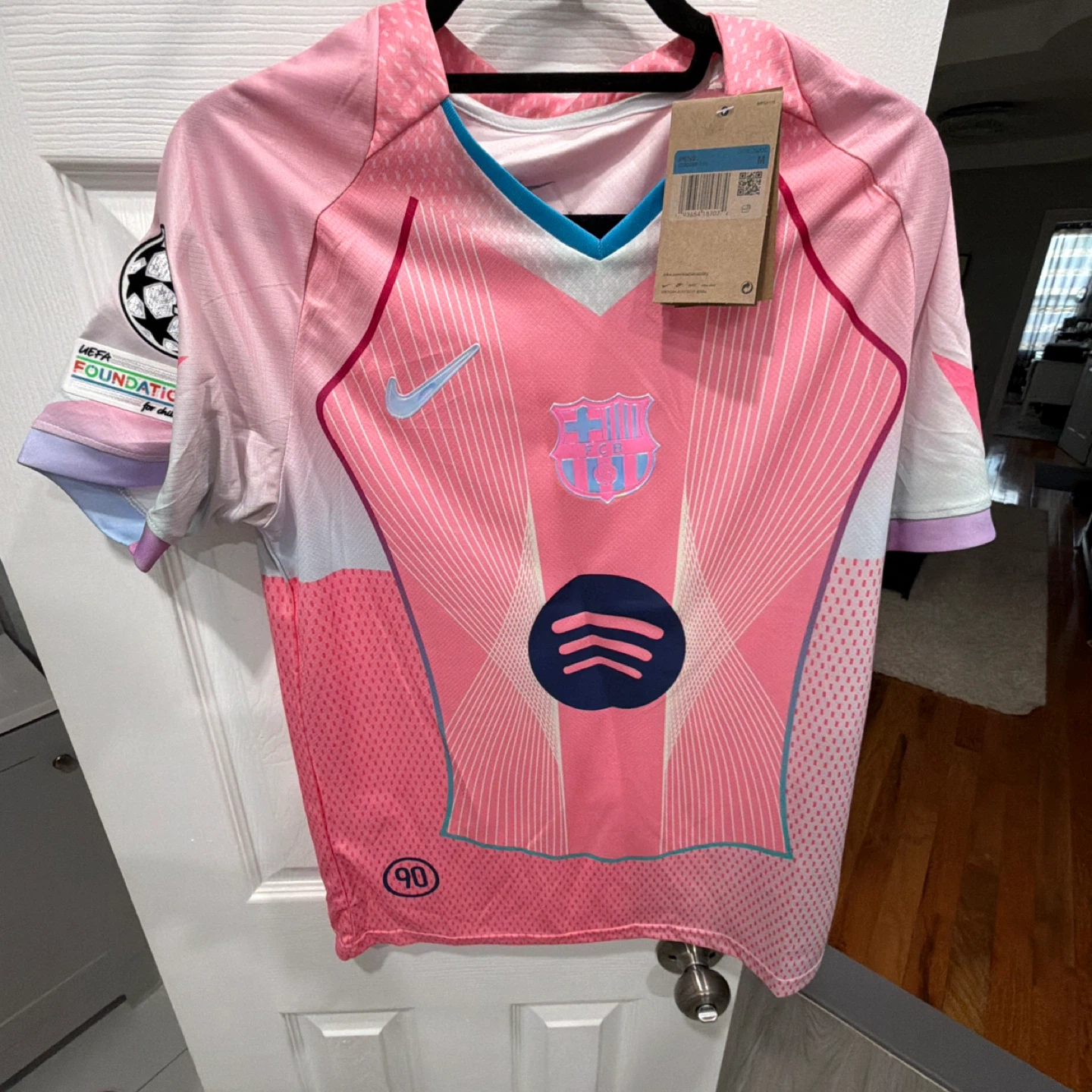FC Barcelona pink jersey - Lamine Yamal #10