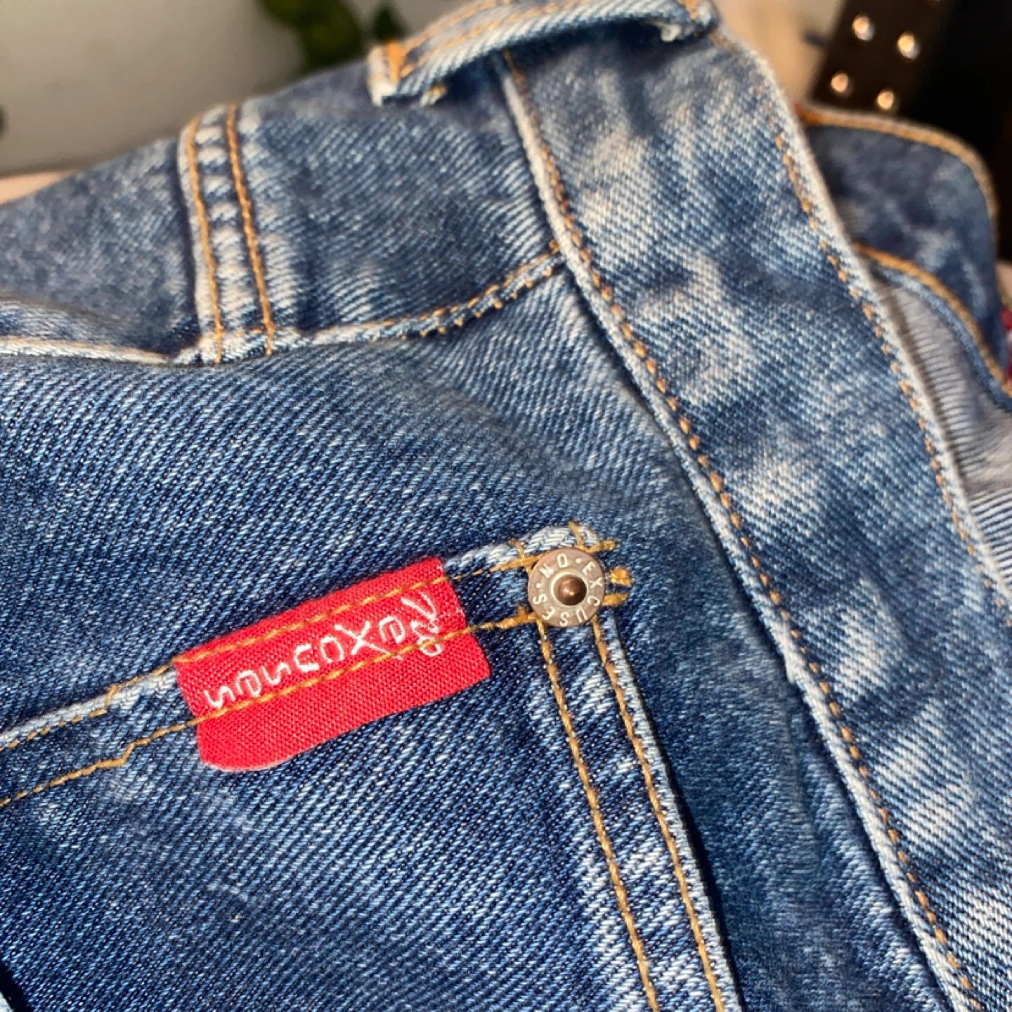 No Excuses Flare Leg Jeans Vintage Y2K - photo 4