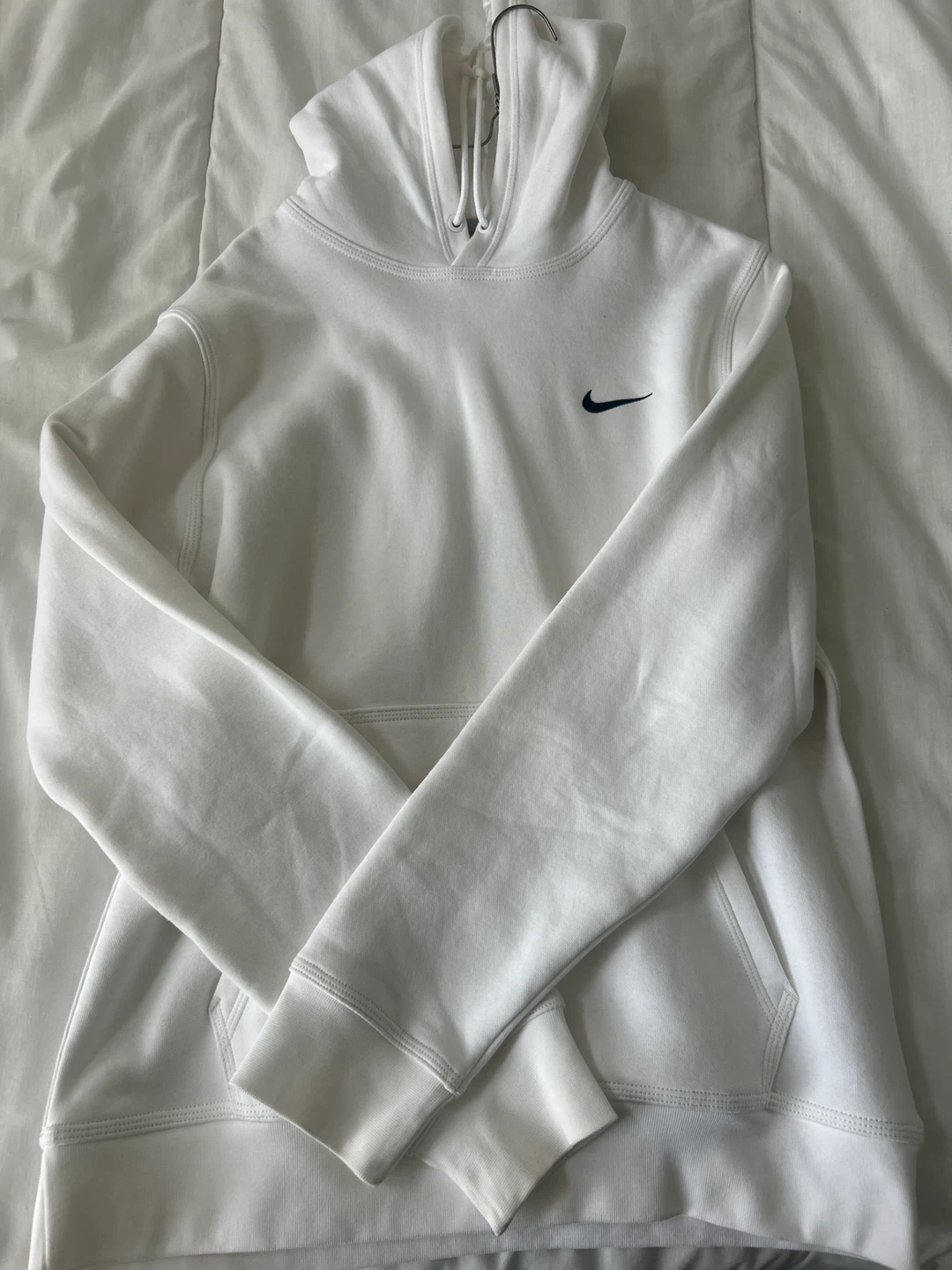 Nike White Pullover Hoodie