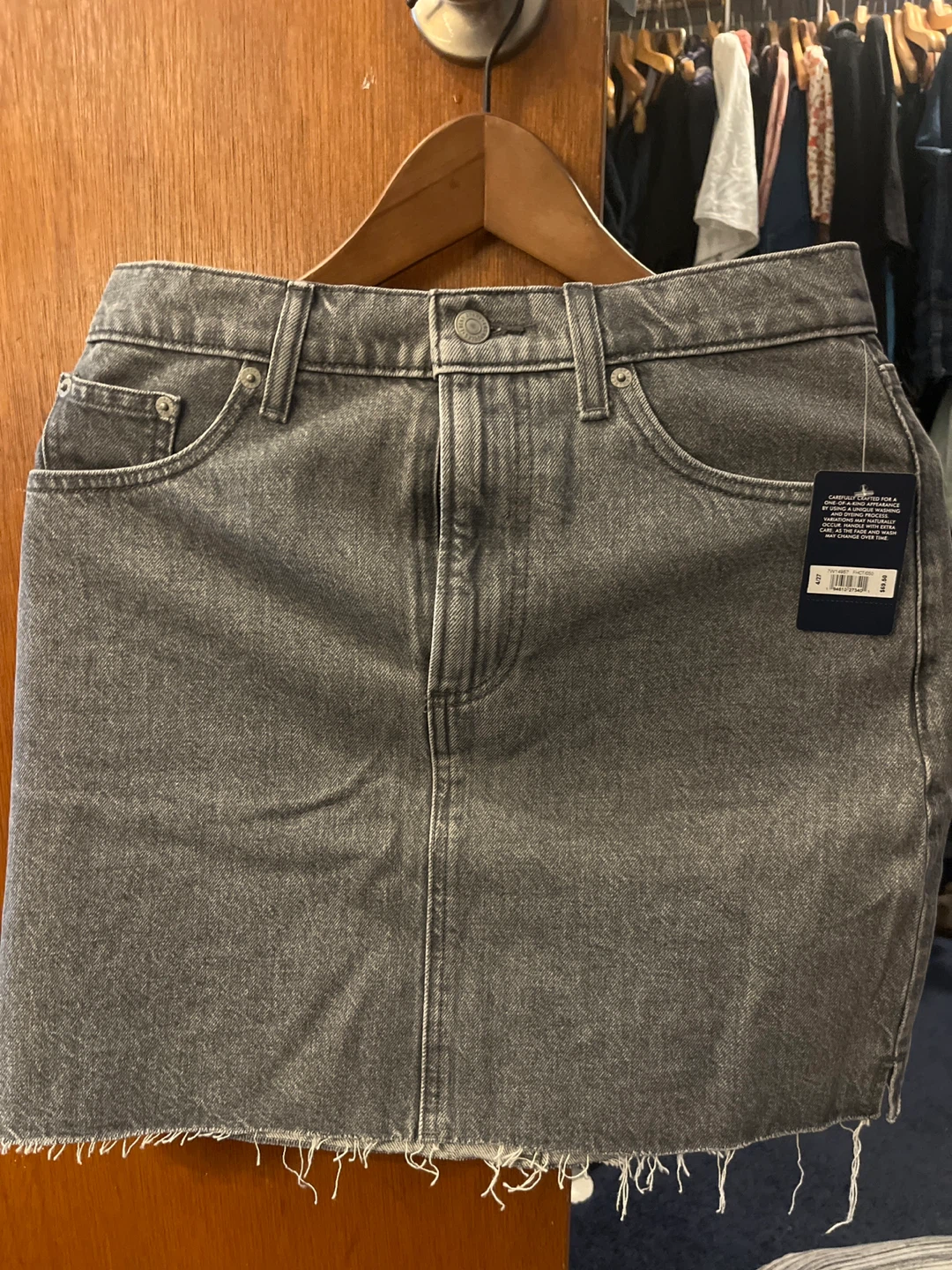 Lucky Brand Women's Denim Mini Skirt Size 2 - photo 3