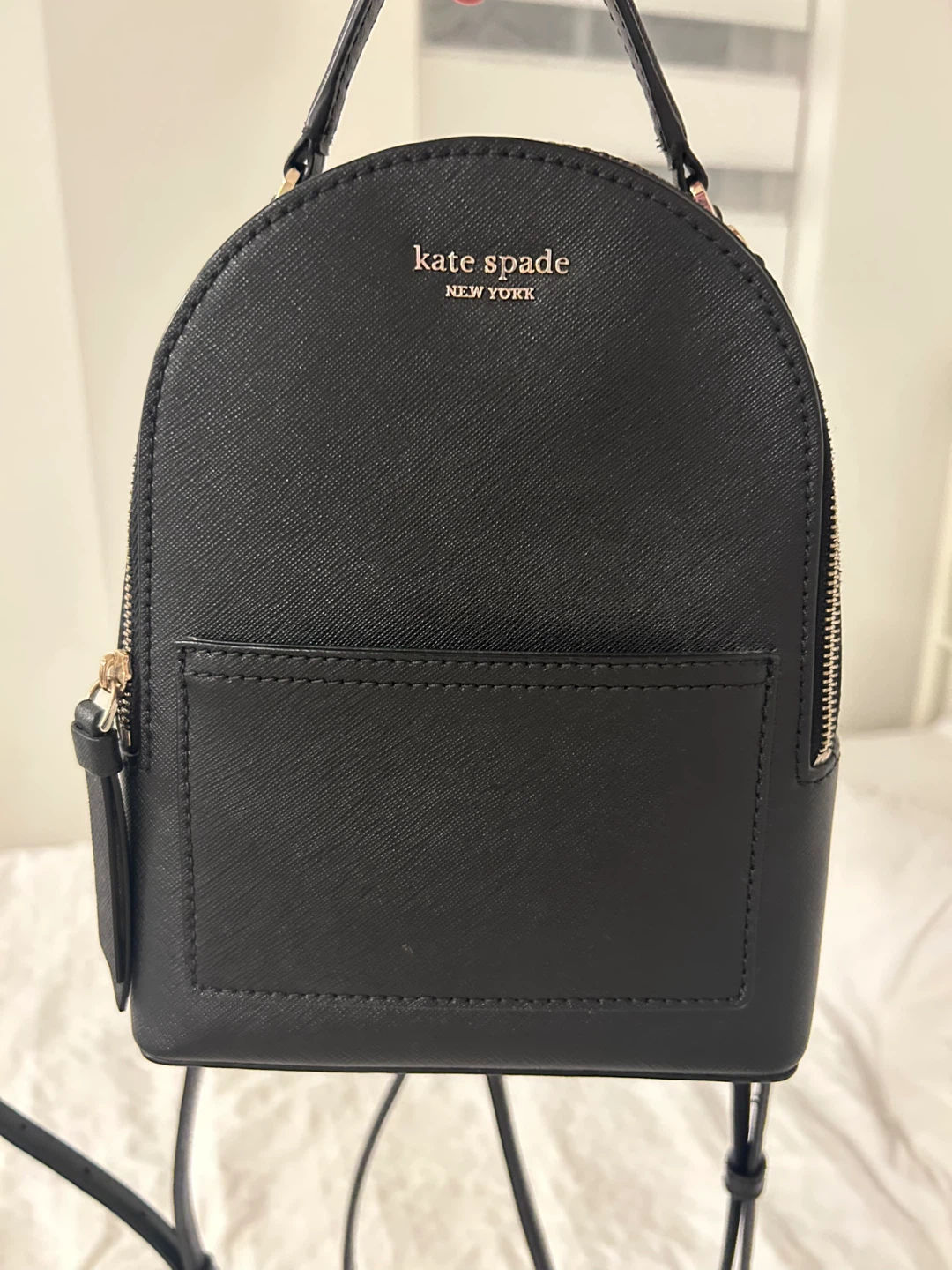 Kate Spade Black Leather Backpack - photo 2