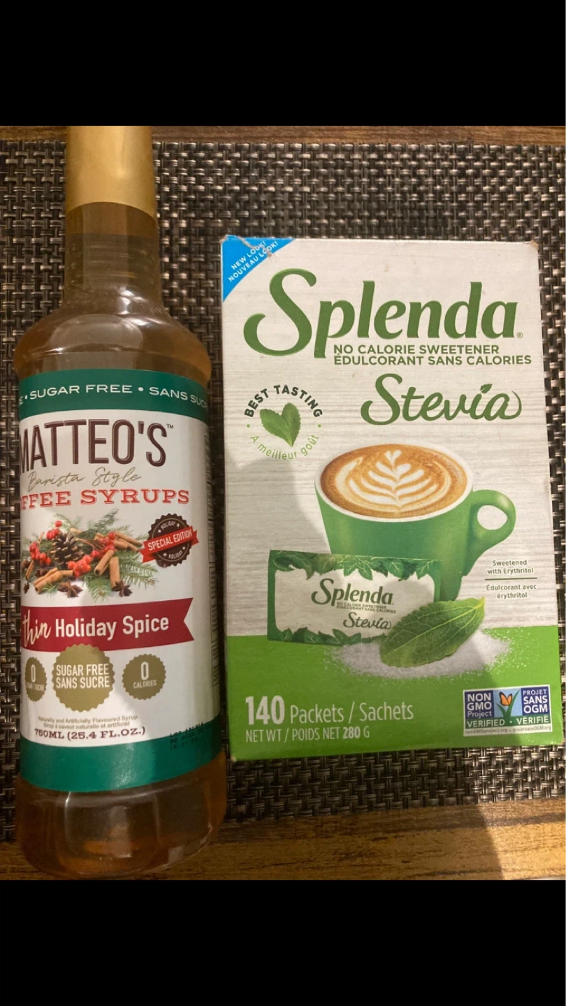 Matteo's Barista Coffee Syrup and Sweetner