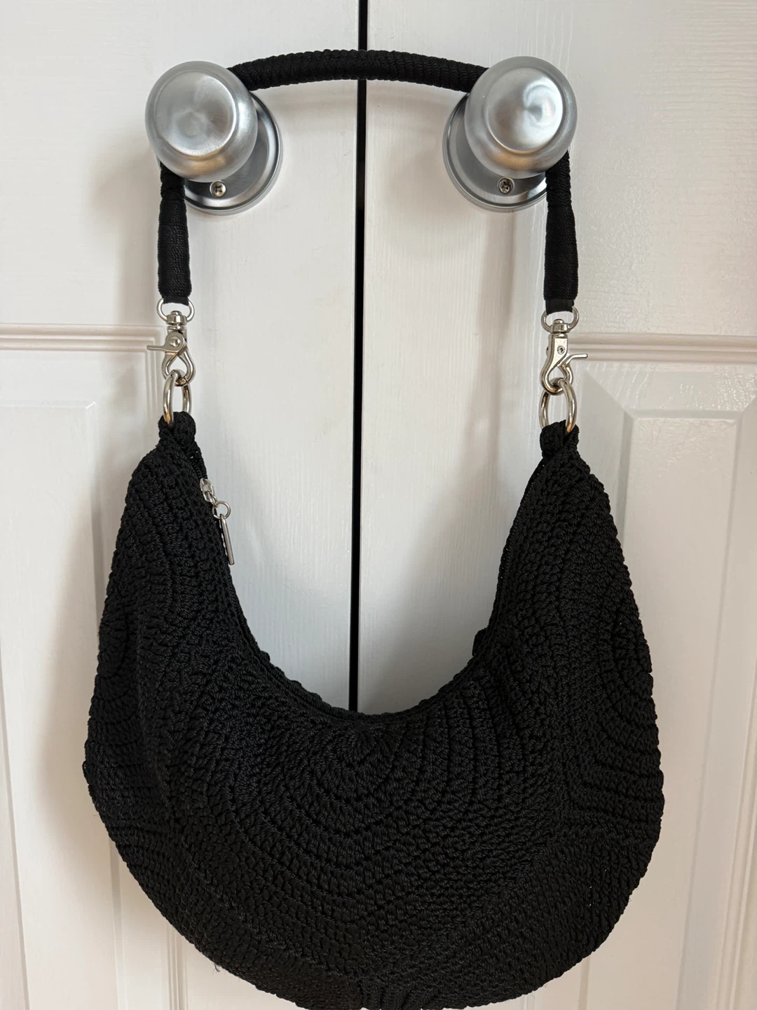 The Sak Black Crochet Shoulder Bag - photo 2