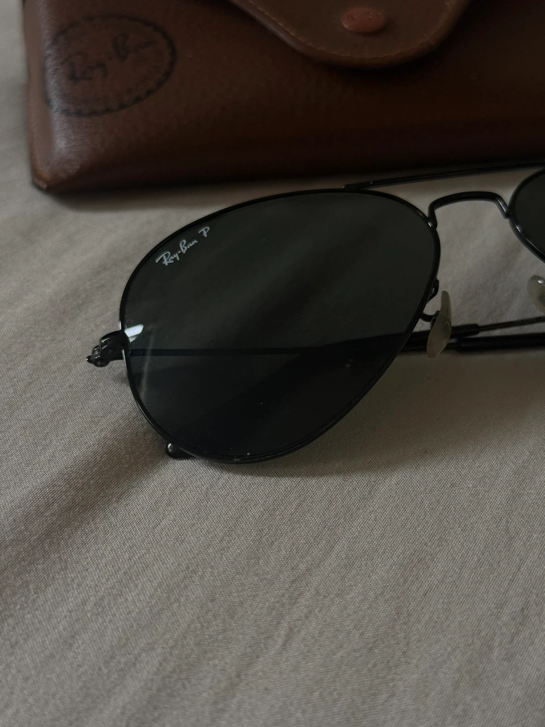 Ray-Ban RB3025 Aviator Total Black Polarized - photo 2