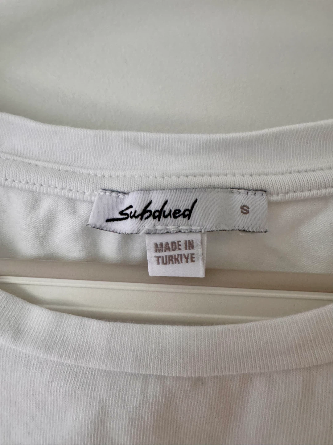 Subdued White T-Shirt Size S - photo 3