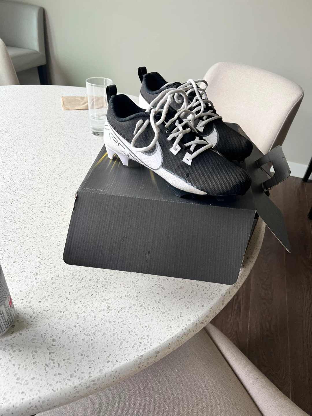 Nike Men's Football Cleats Black/White - photo 4