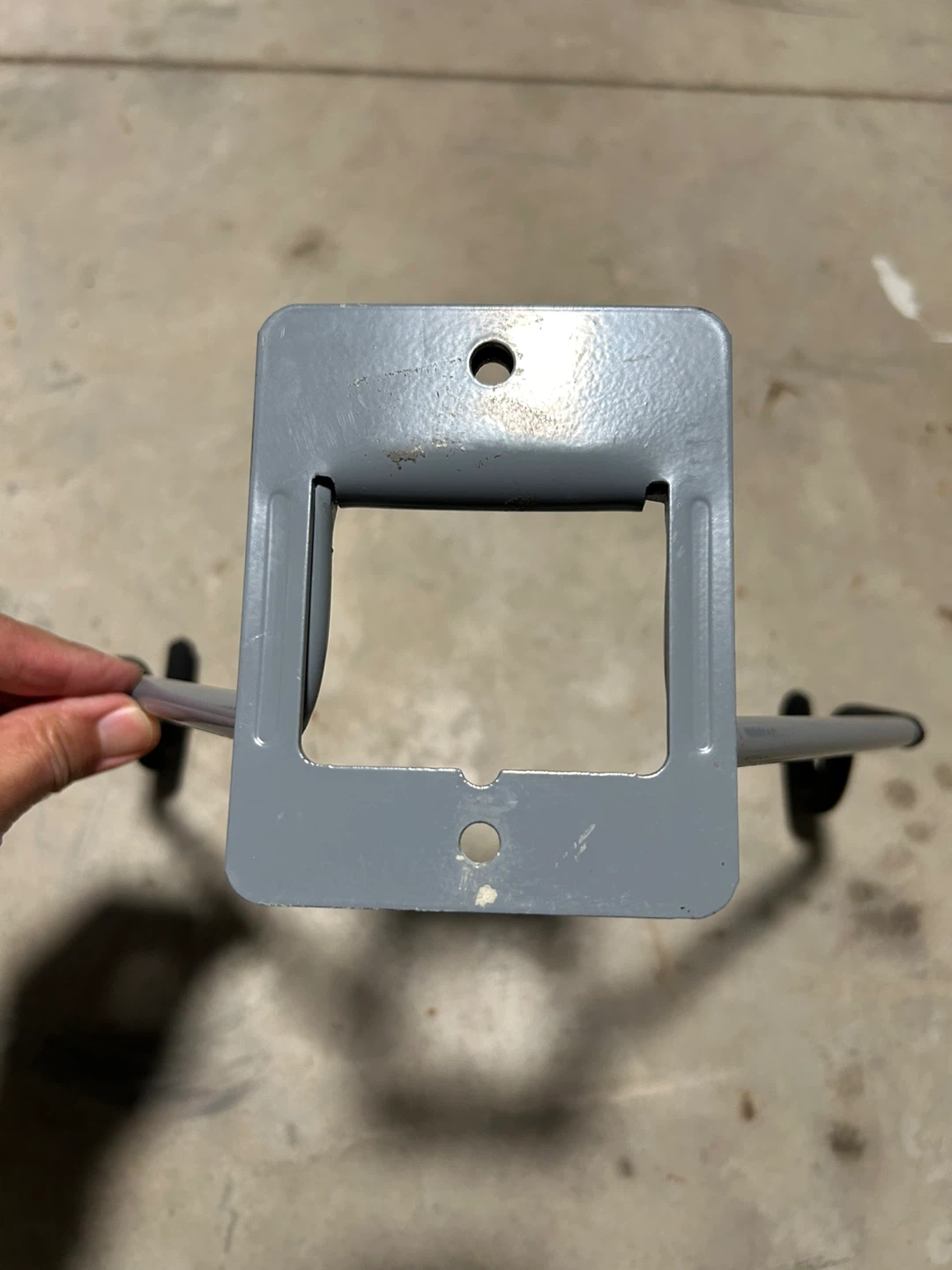 Grey Metal Wall Mount Garage Storage Hook - photo 4