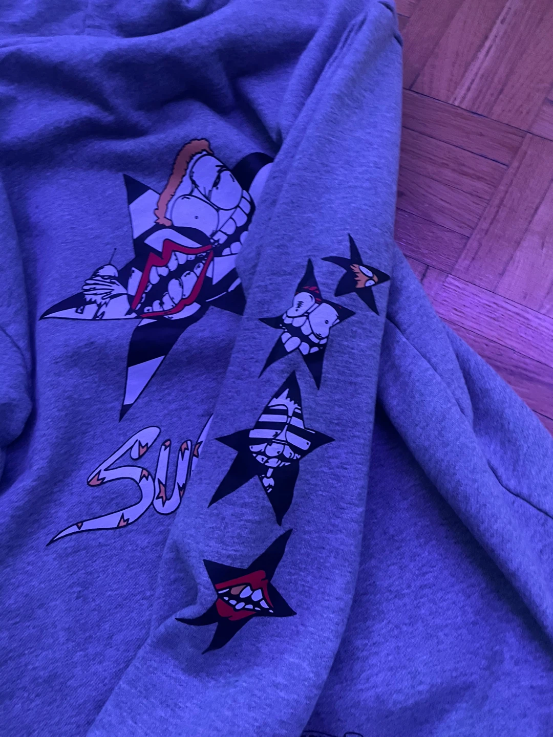 Grey Chrome Hearts Hoodie - photo 4