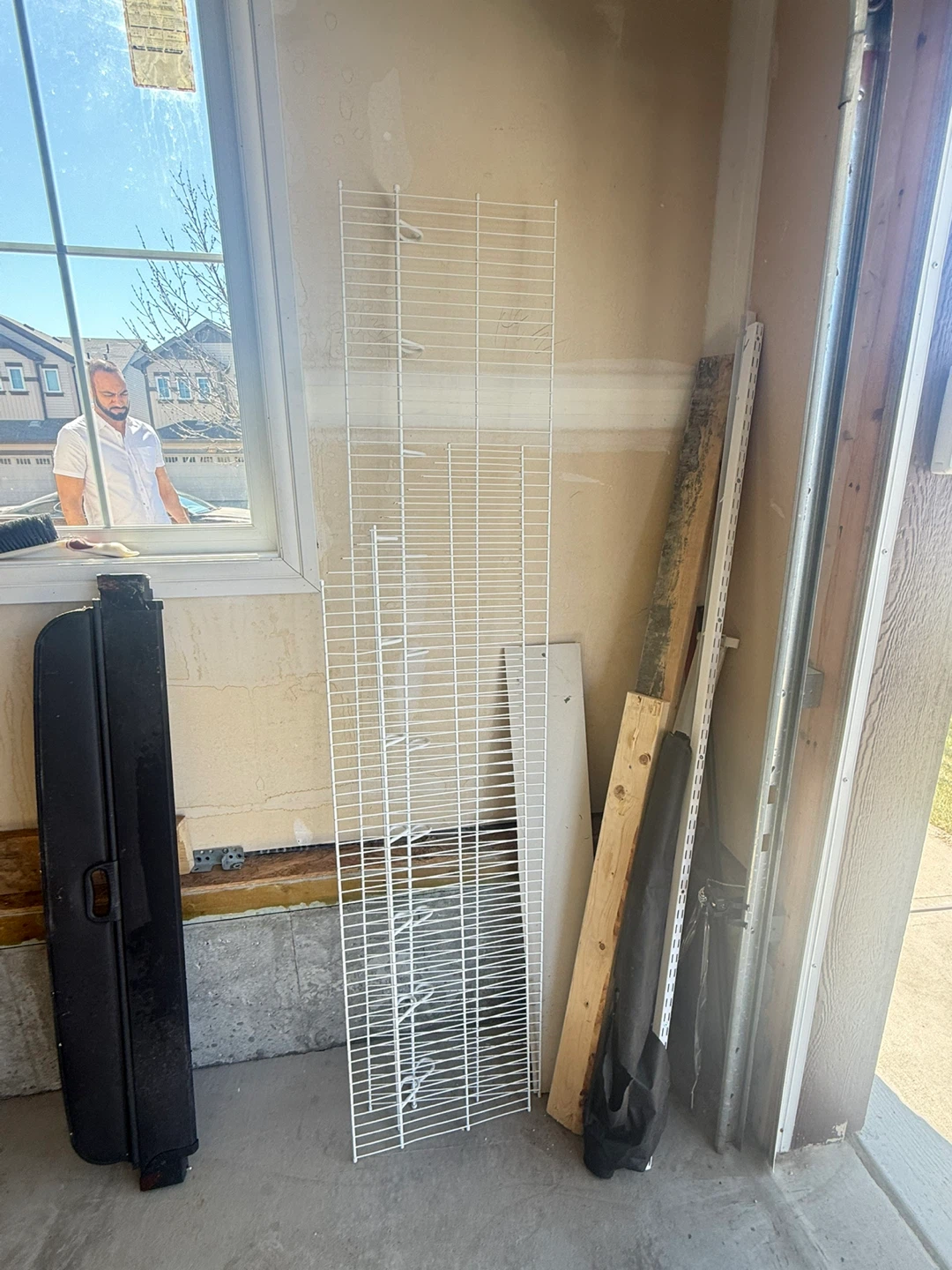 White Wire Shelving Panels - photo 3