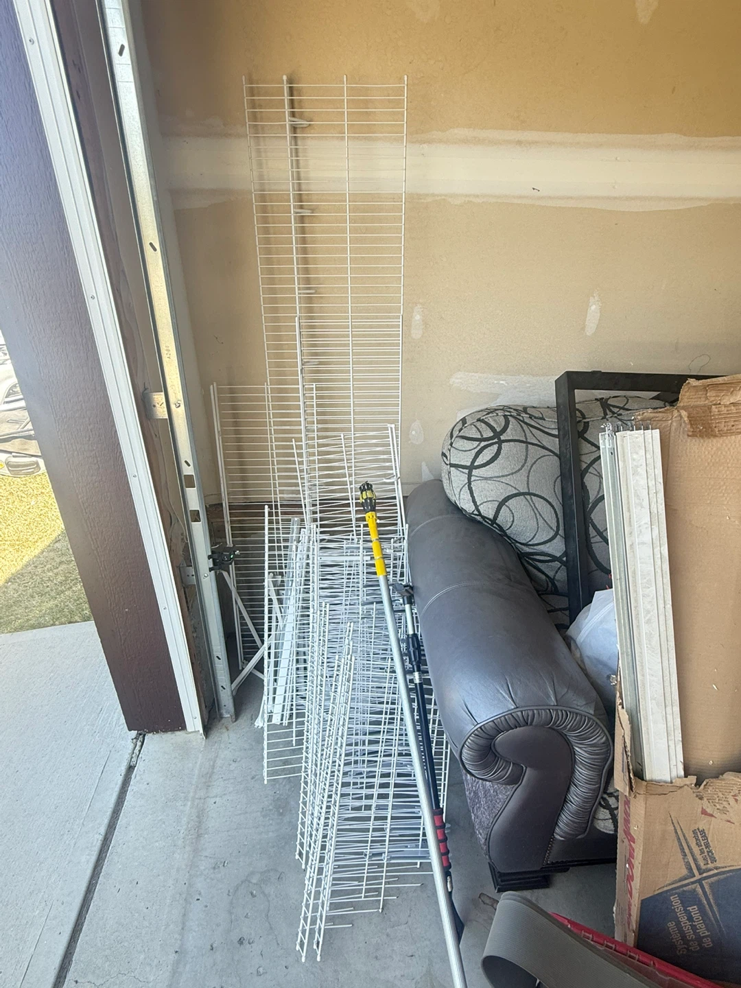White Wire Shelving Panels - photo 2