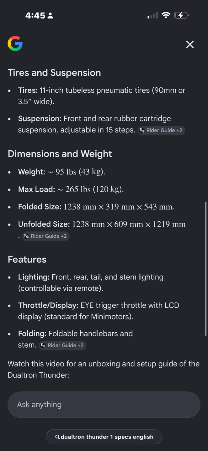 Dualtron thunder 1 - photo 3