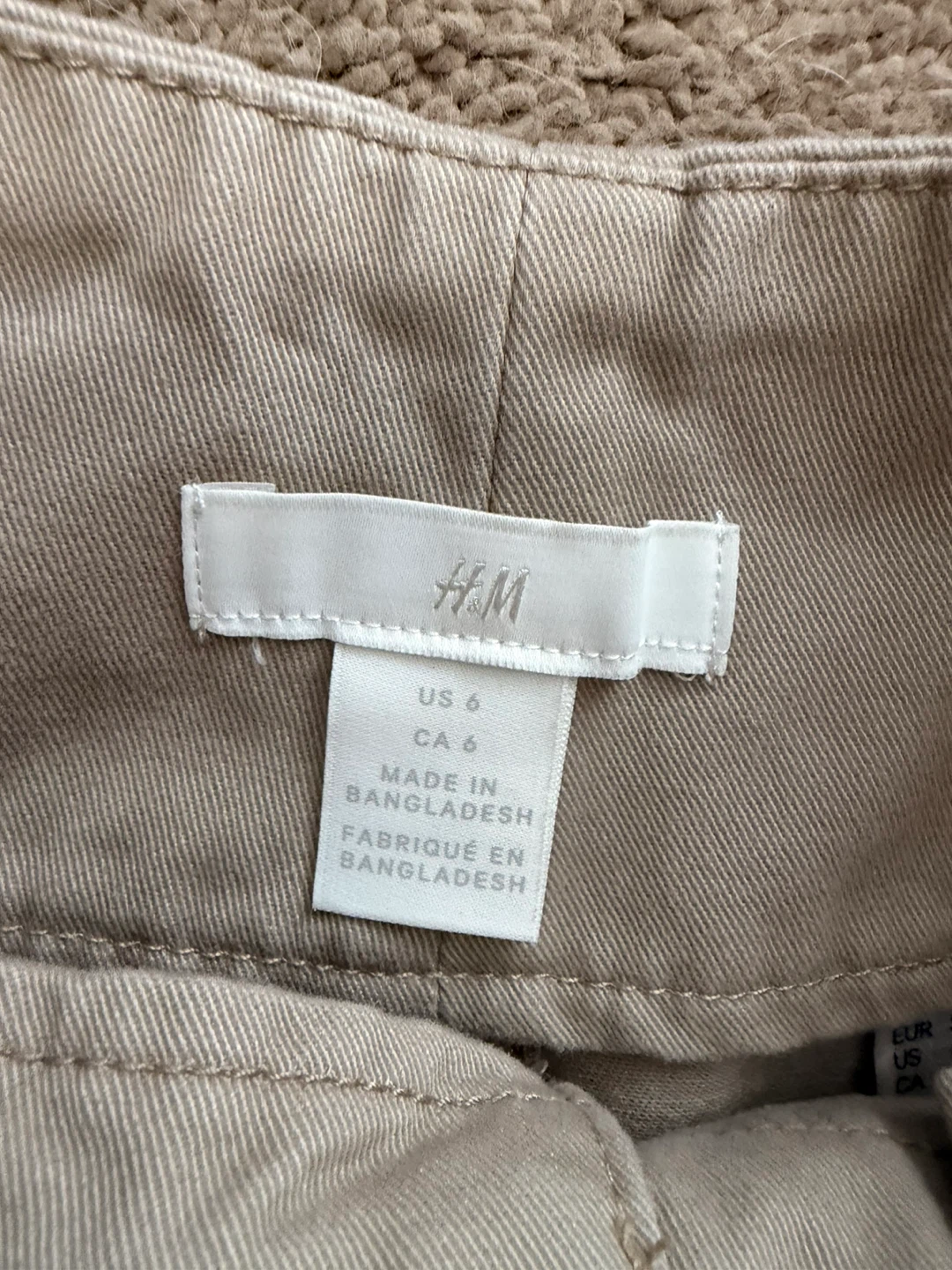 H&M Cargo Midi Skirt - Khaki - US 6 - photo 2