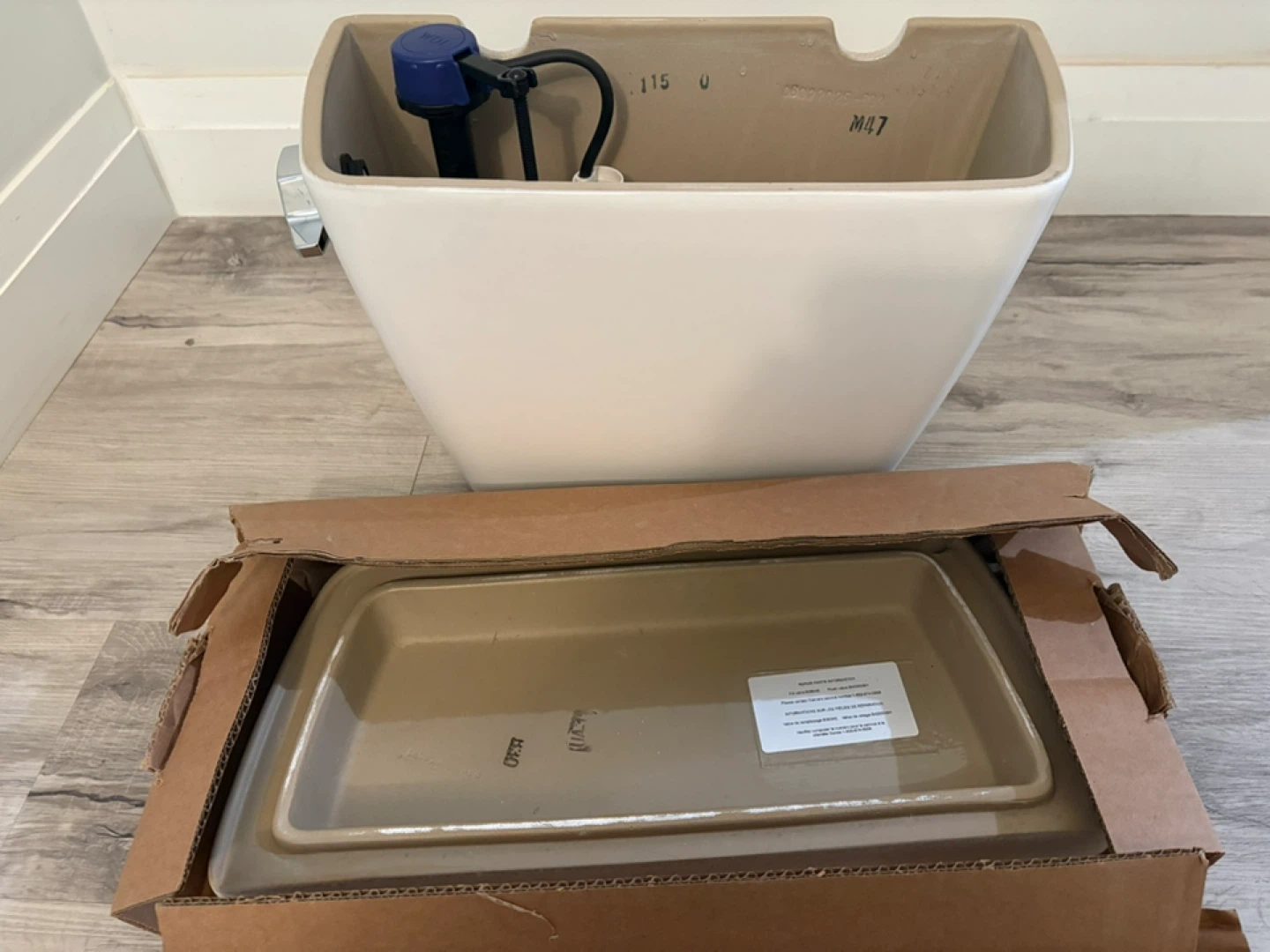 White Toilet Tank - photo 4