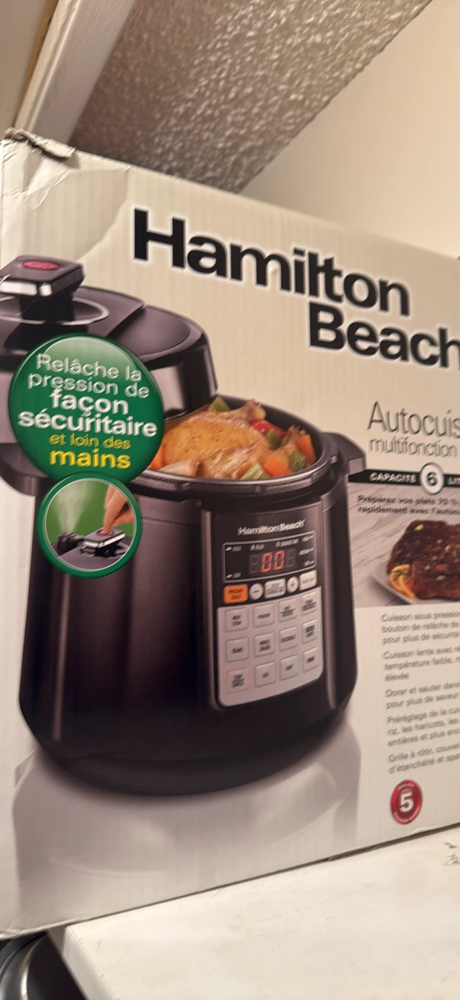 Hamilton Beach 6-Quart Multi-Function Pressure Cooker - photo 2