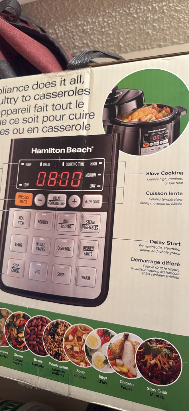 Hamilton Beach 6-Quart Multi-Function Pressure Cooker