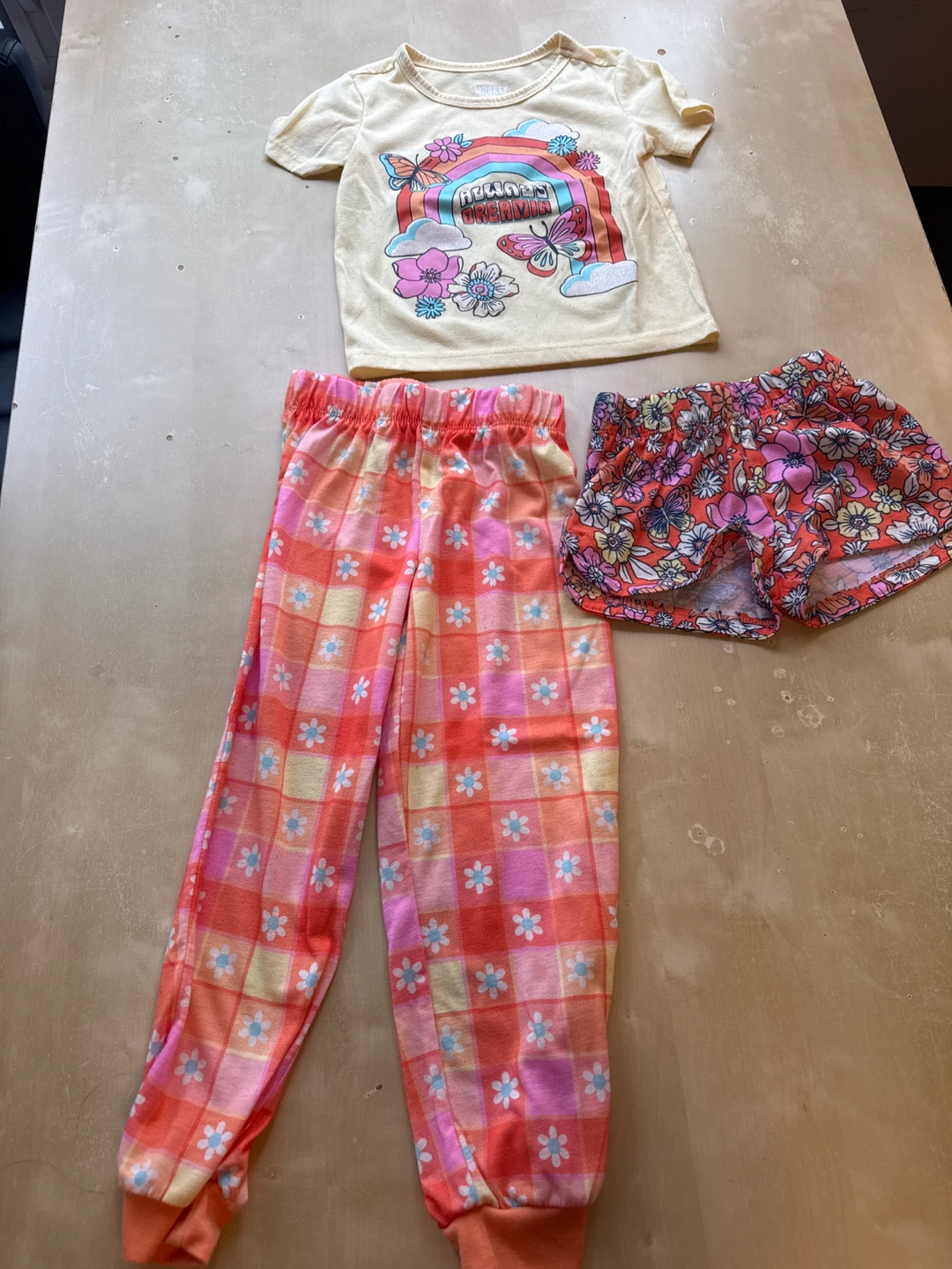 Monkey Bars Girls T-Shirt, Pants & Shorts Set - Size 2-3