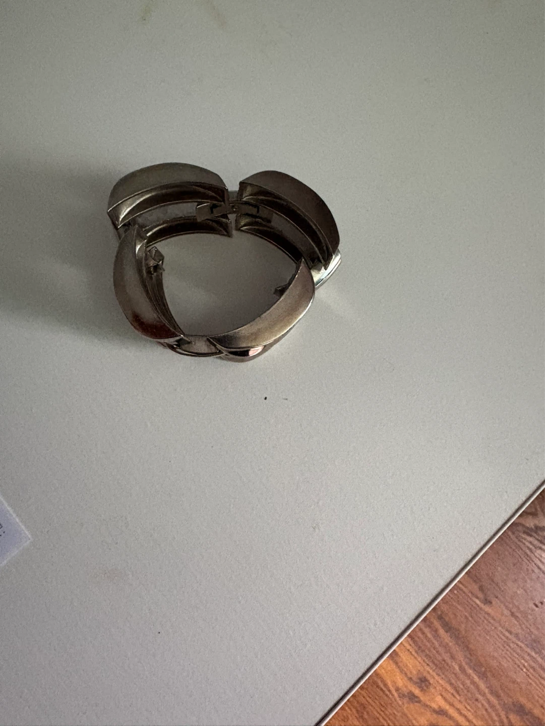 Silver-tone chunky link bracelet - photo 3