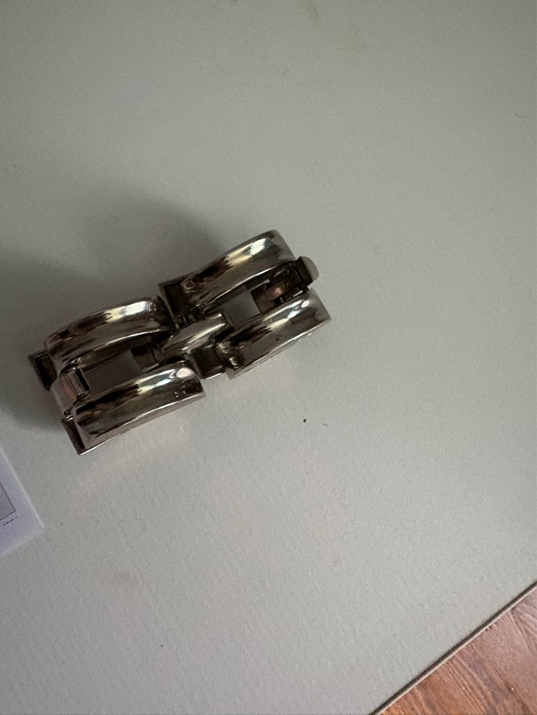 Silver-tone chunky link bracelet - photo 2