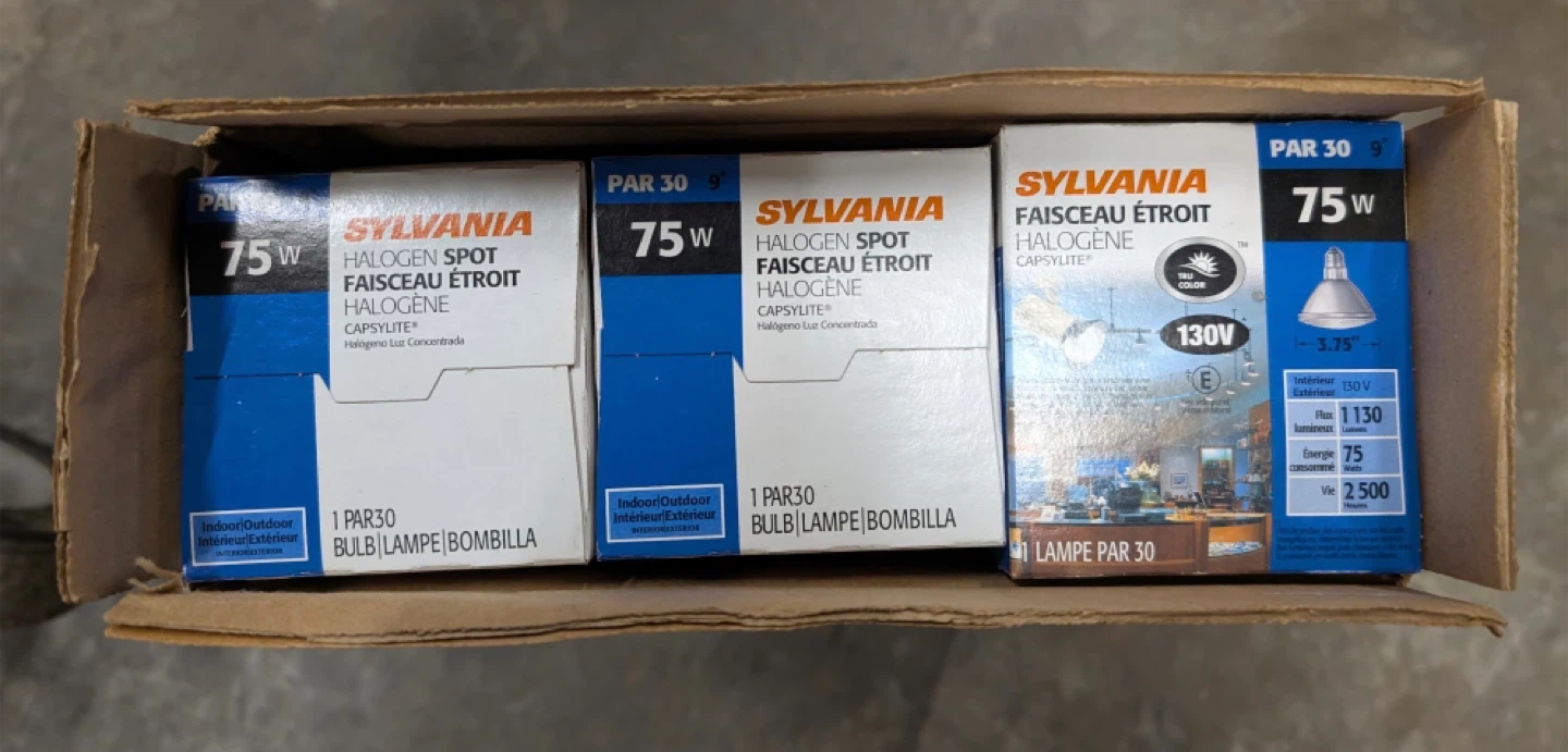 12-pack Sylvania Halogen PAR30 75W Spot Bulb - photo 2