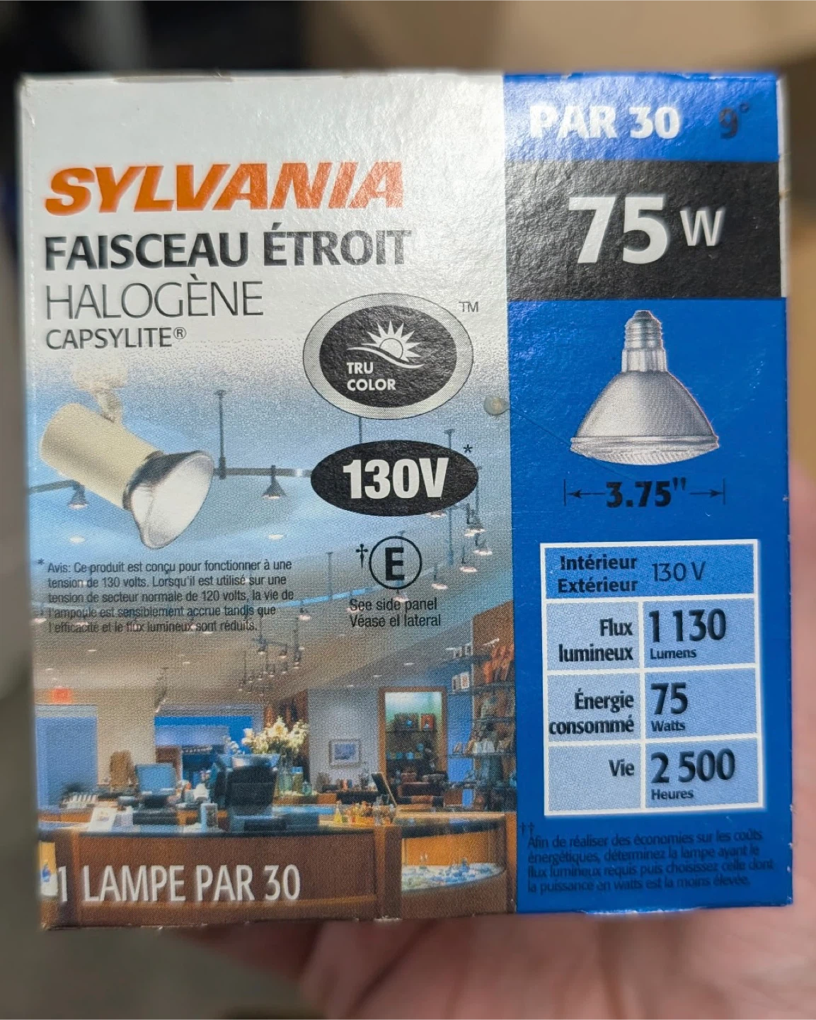 12-pack Sylvania Halogen PAR30 75W Spot Bulb