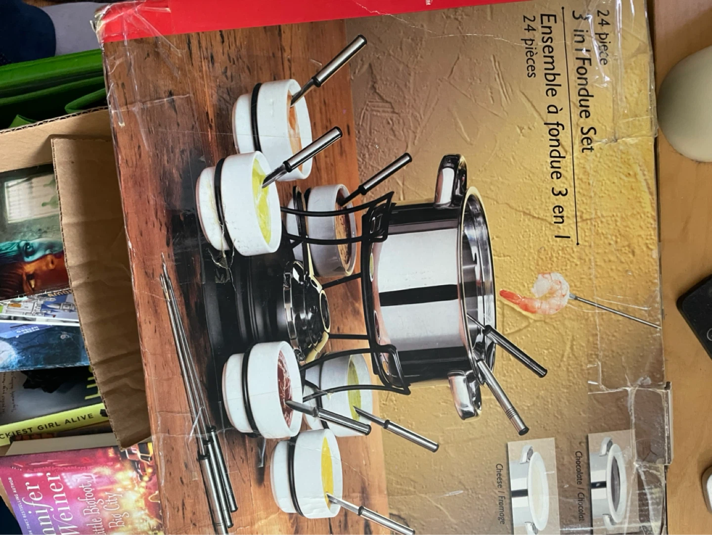 24 Piece 3-in-1 Fondue Set