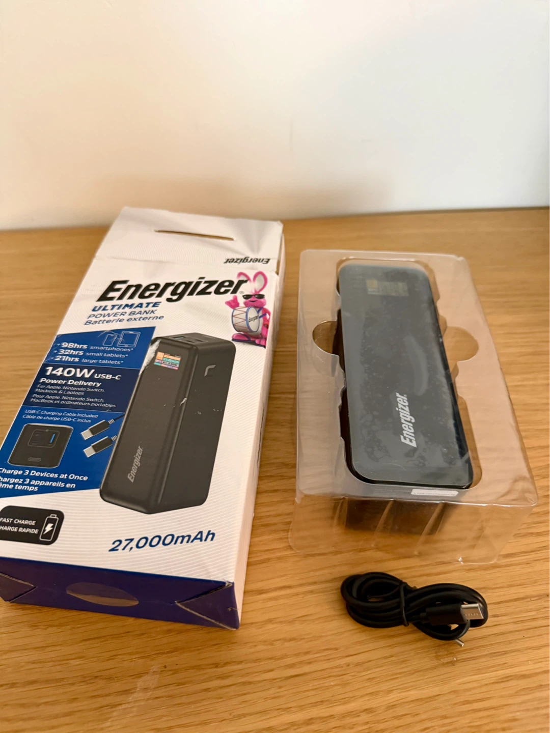 Energizer Ultimate Power Bank 27,000mAh 140W - photo 2