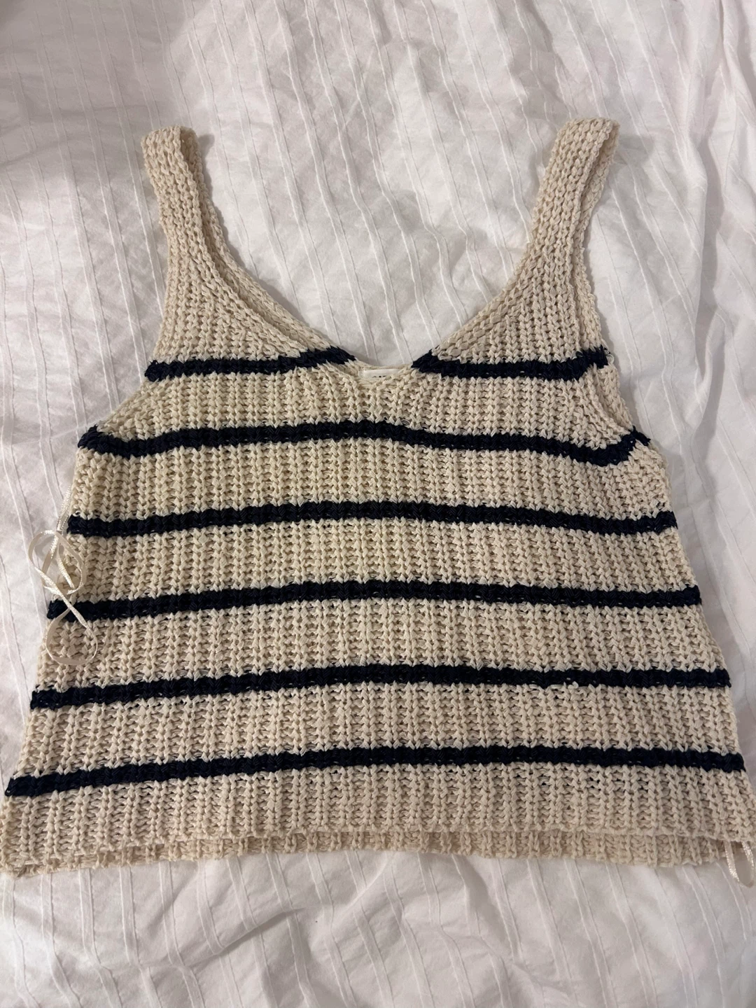 Garage Striped Knit Tank Top XS/TP