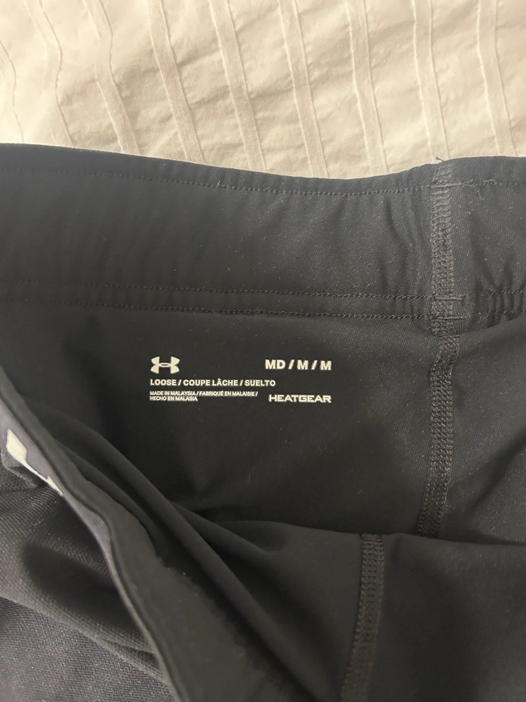 Under Armour Black HeatGear Shorts - Size M - photo 2
